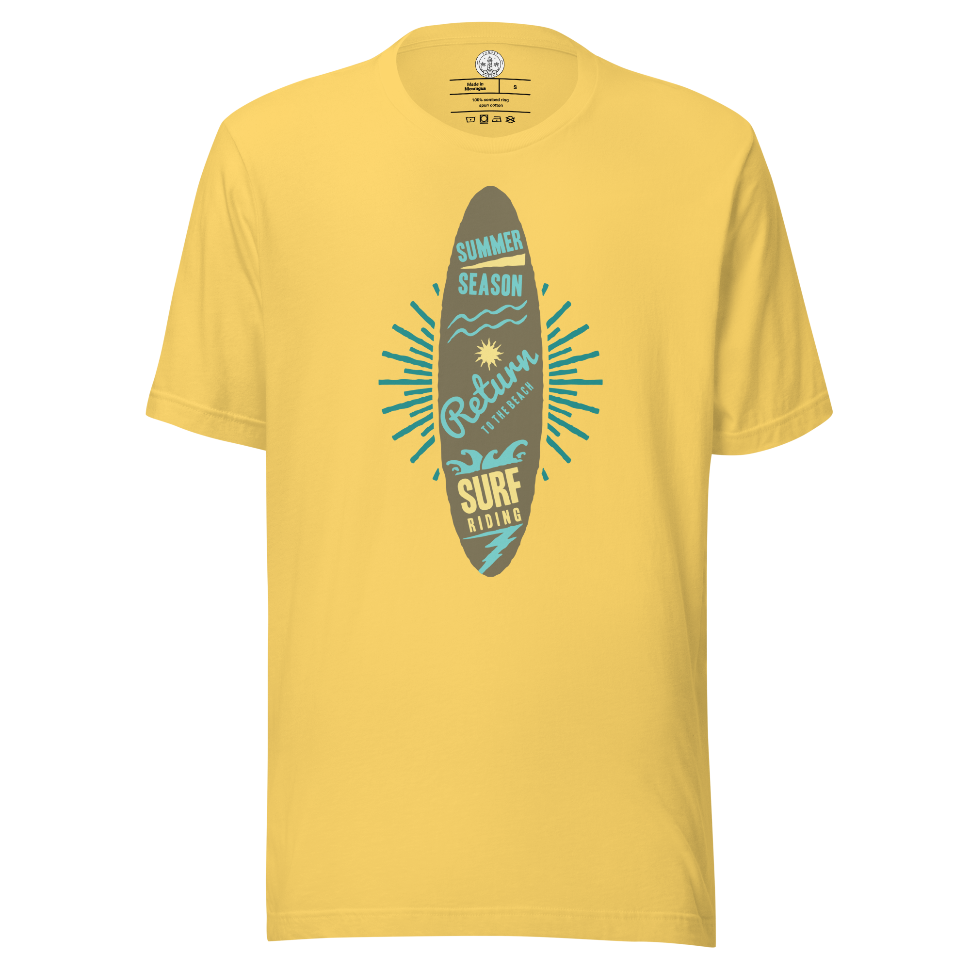 Unisex-T-Shirt – Surfbrett