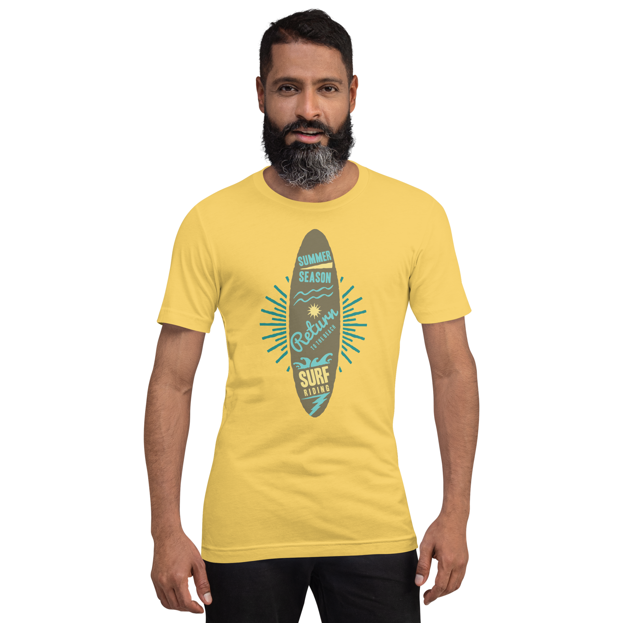 Unisex-T-Shirt – Surfbrett