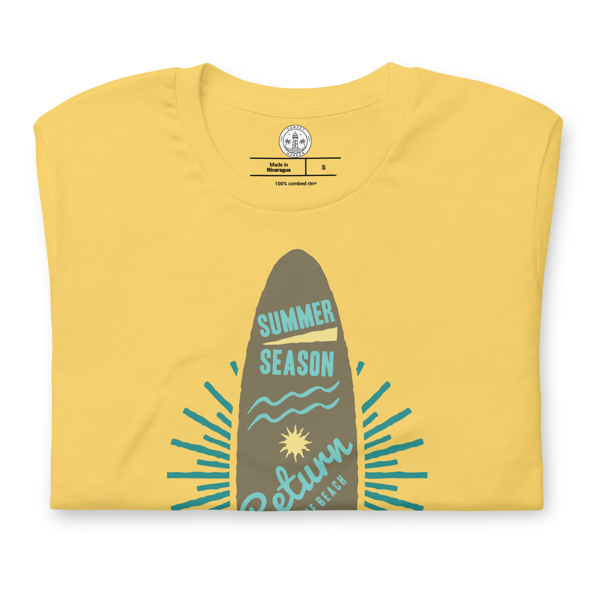 Unisex-T-Shirt – Surfbrett