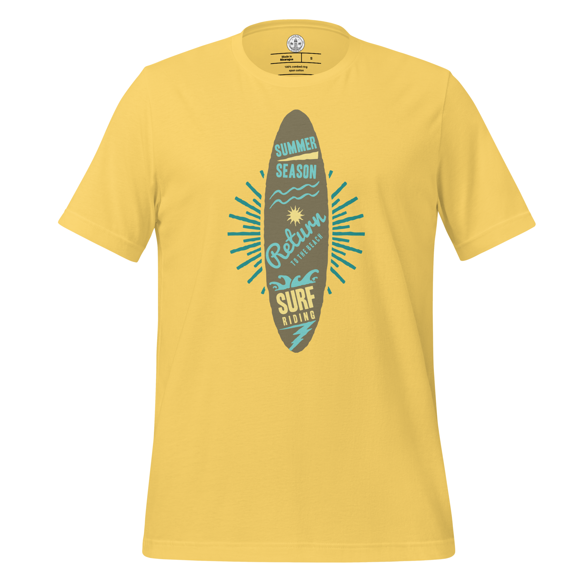 Unisex-T-Shirt – Surfbrett