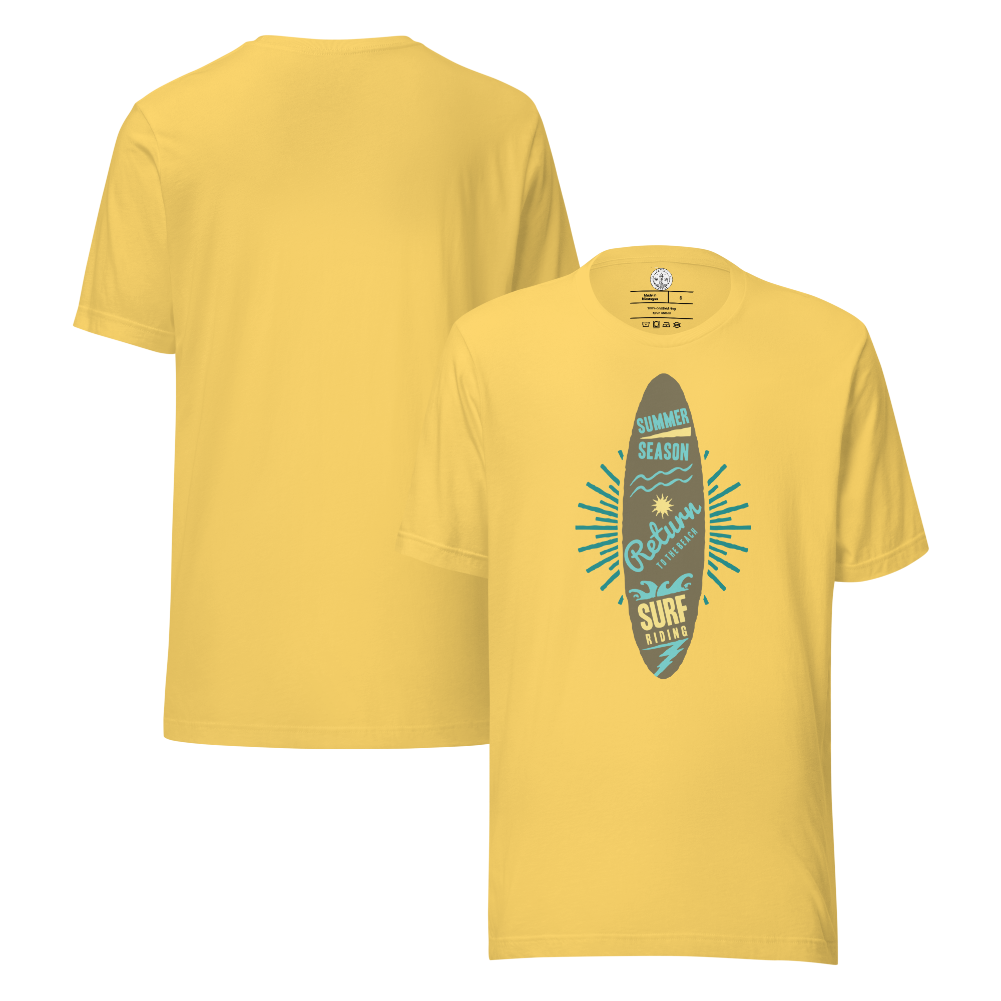 Unisex-T-Shirt – Surfbrett