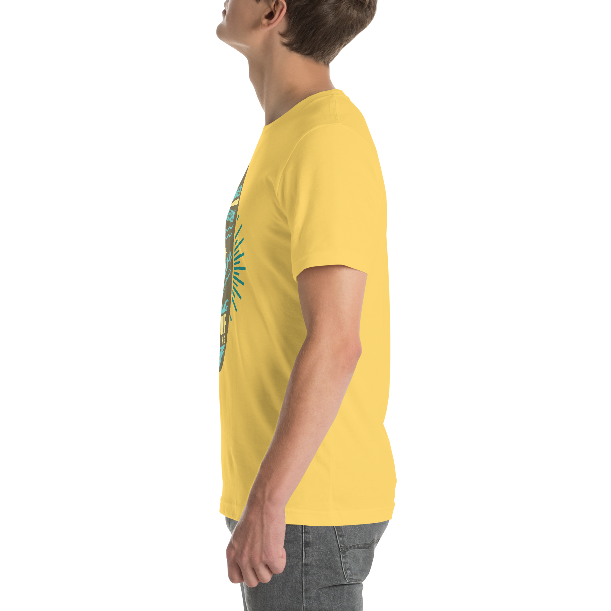 Unisex-T-Shirt – Surfbrett