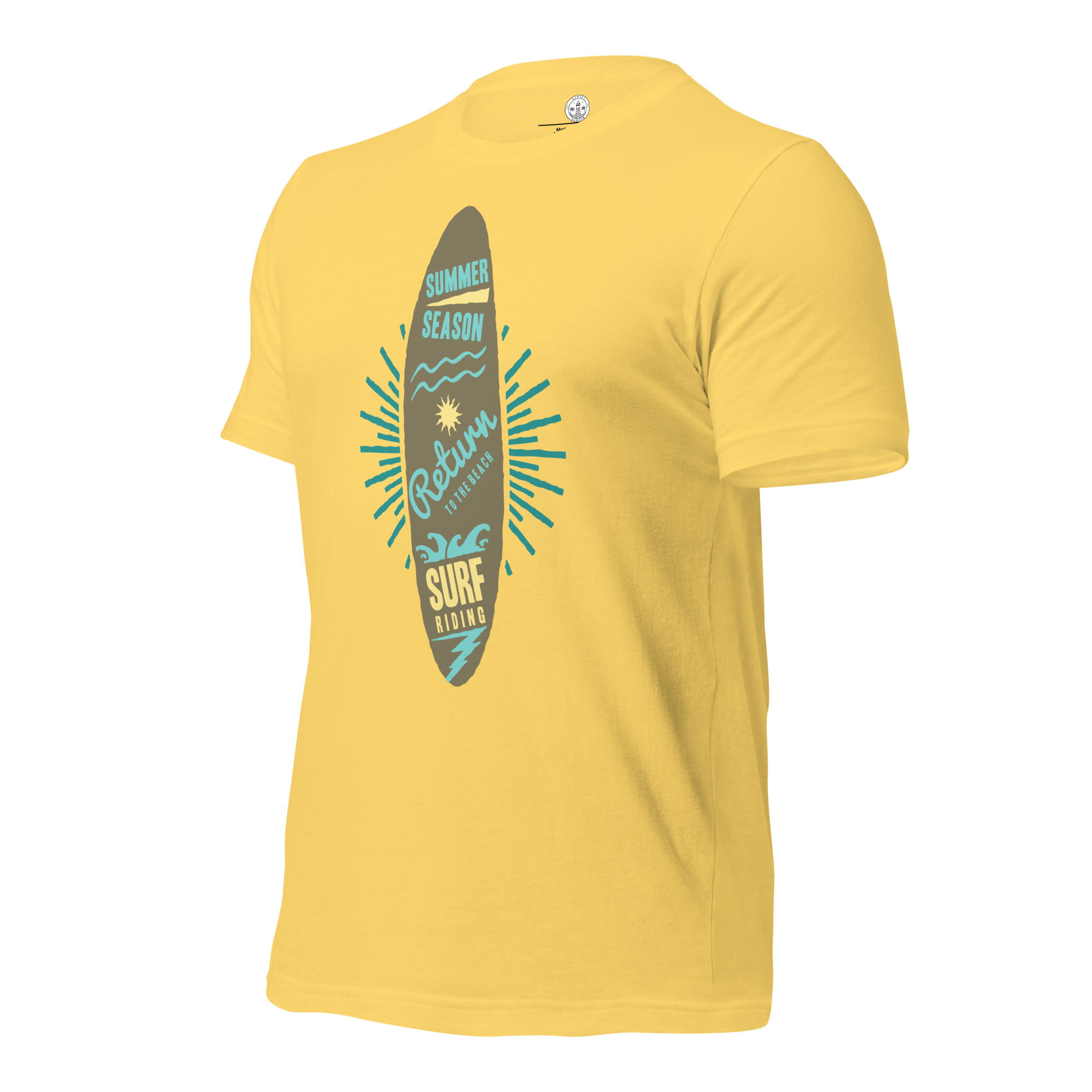 Unisex-T-Shirt – Surfbrett