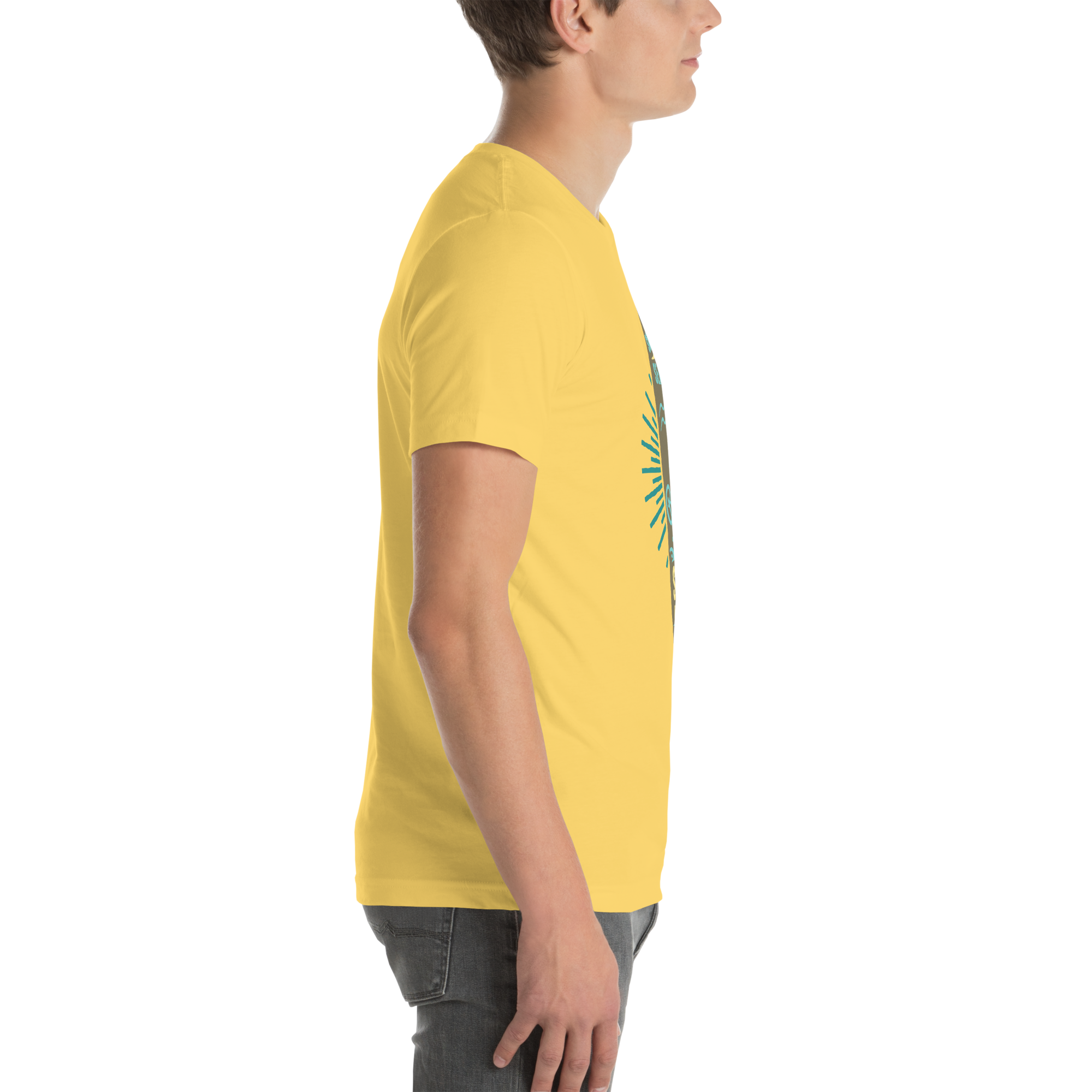 Unisex-T-Shirt – Surfbrett