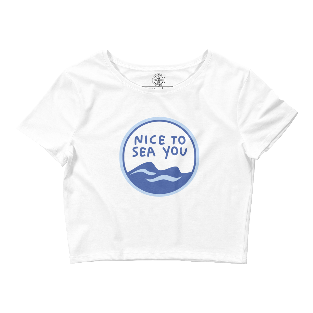 Women’s Crop Tee - Nice to Sea You