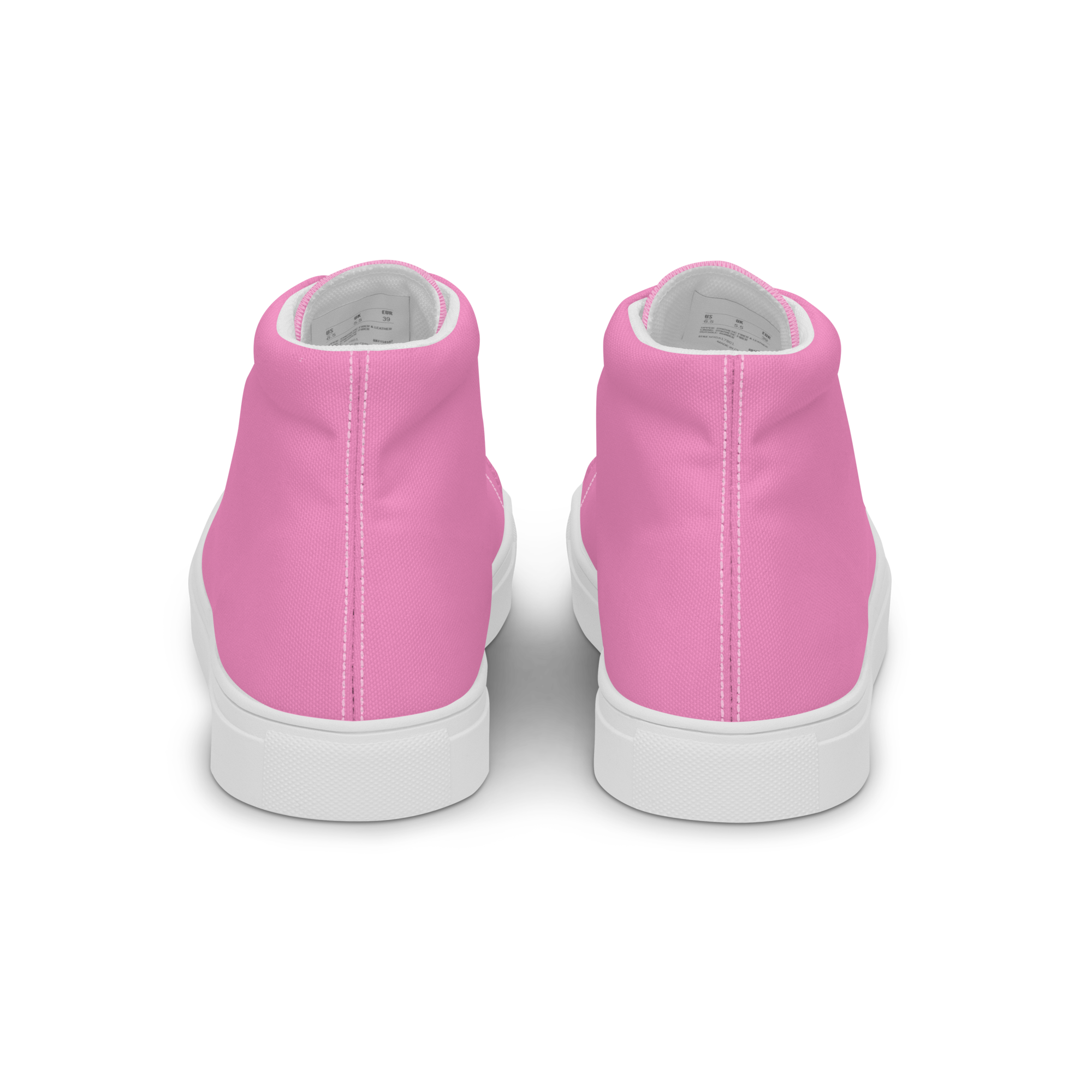 Women’s high top canvas shoes - Tropical Pink