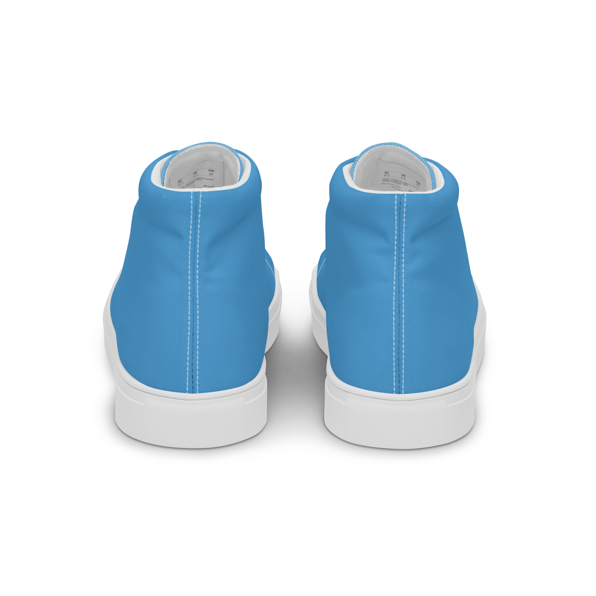 Women’s high top canvas shoes - Ocean Blue