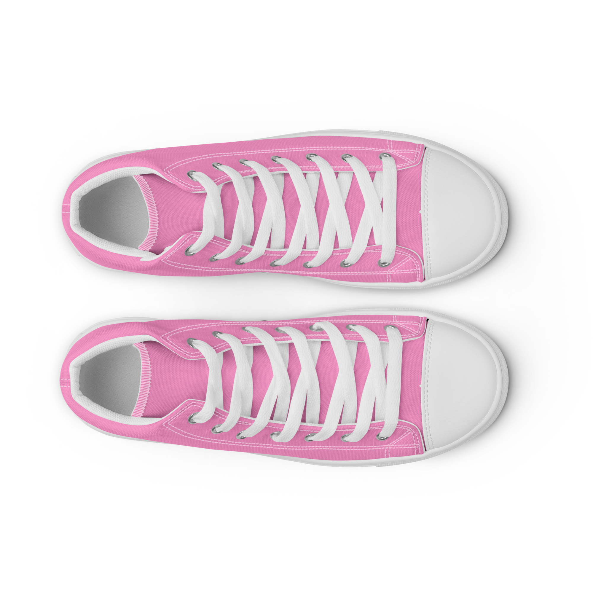 Women’s high top canvas shoes - Tropical Pink