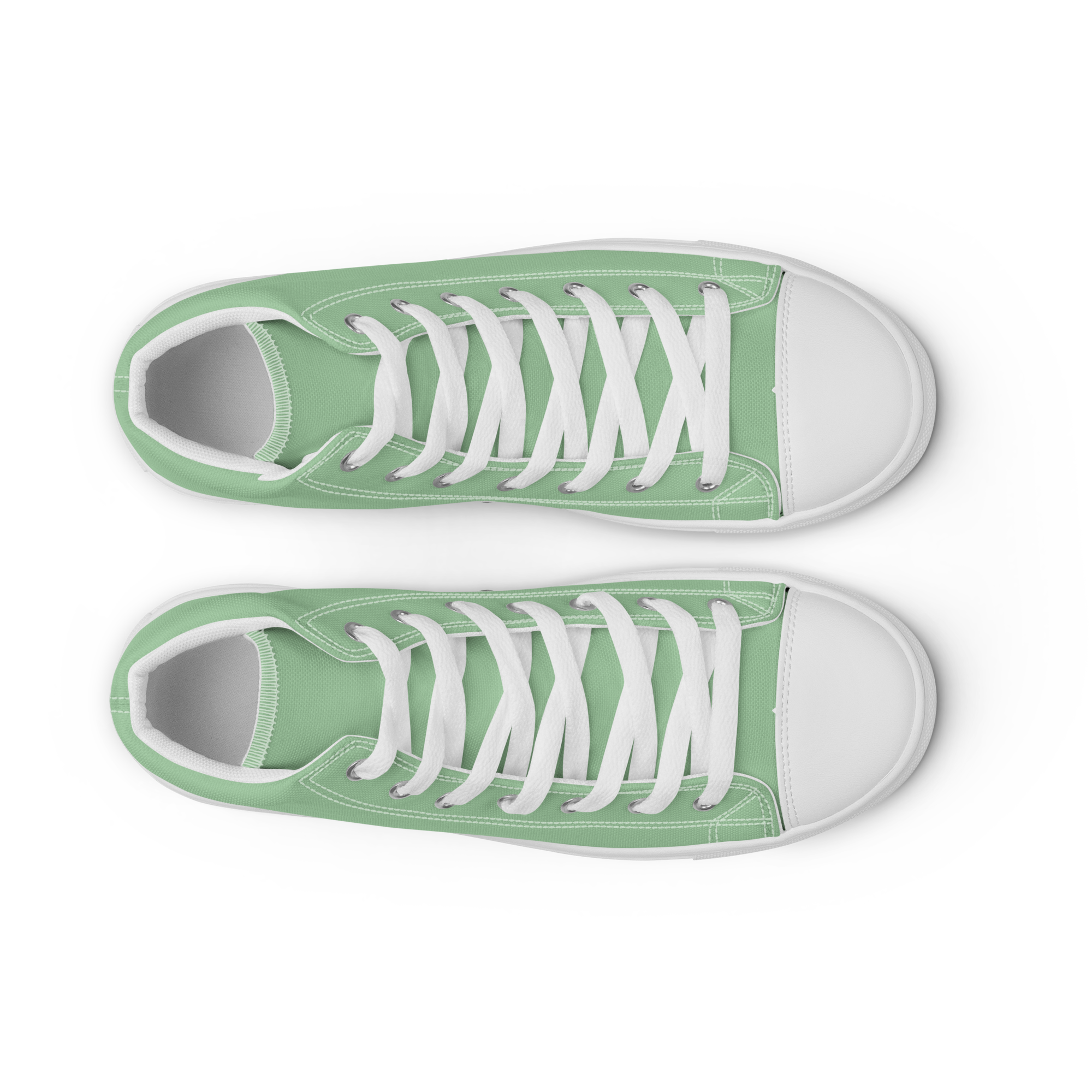 Women’s high top canvas shoes - Palm Green