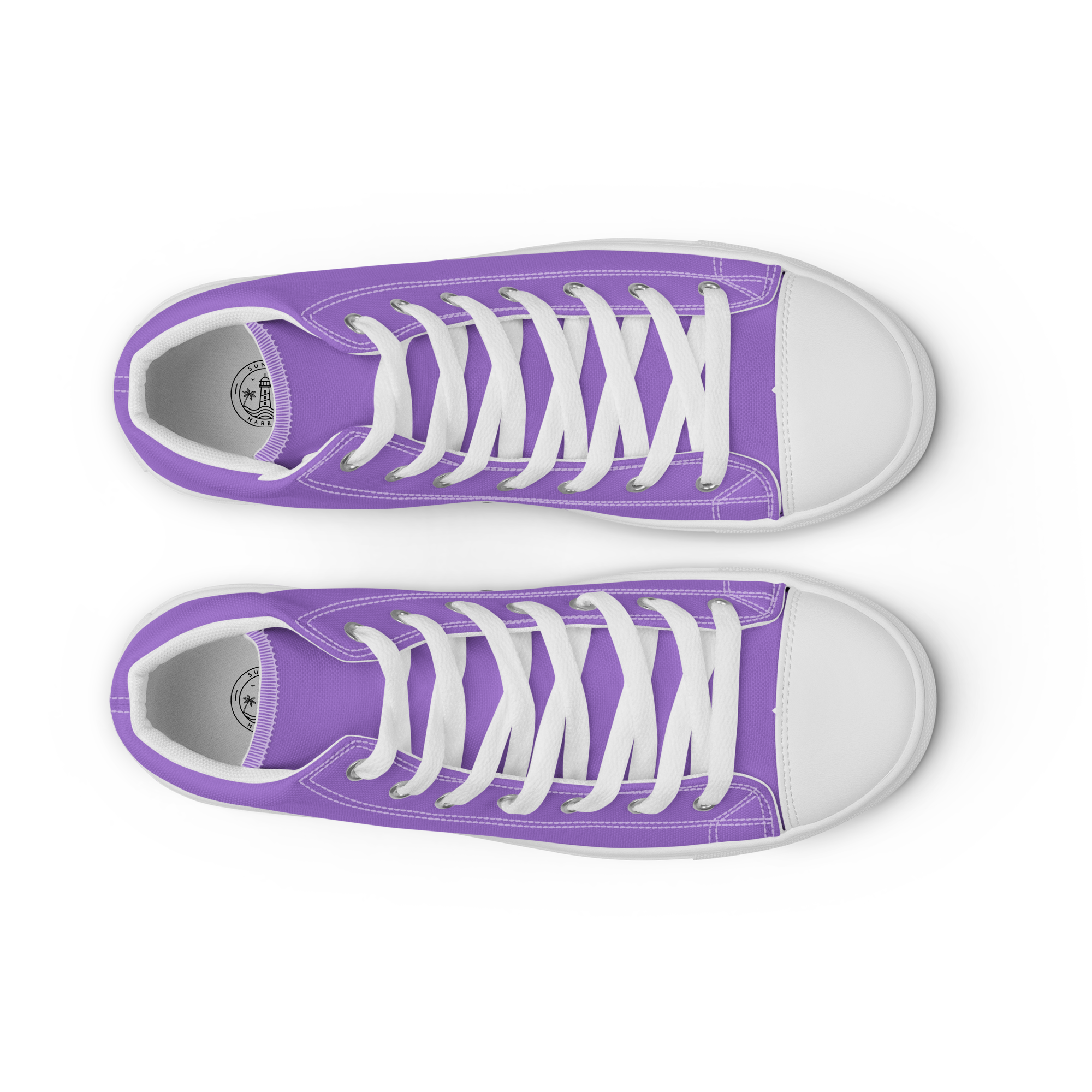 Women’s high top canvas shoes - Coastal Purple