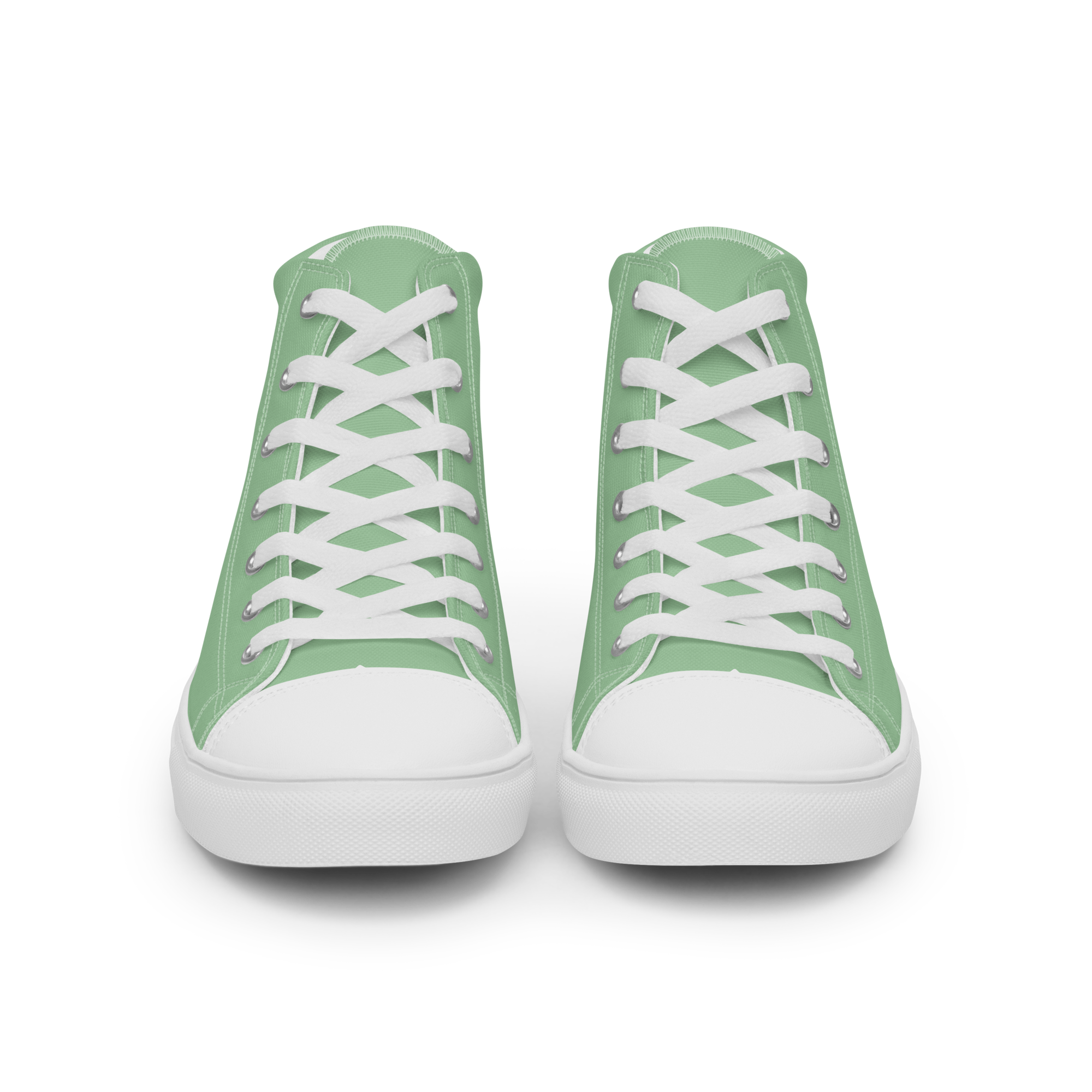 Women’s high top canvas shoes - Palm Green