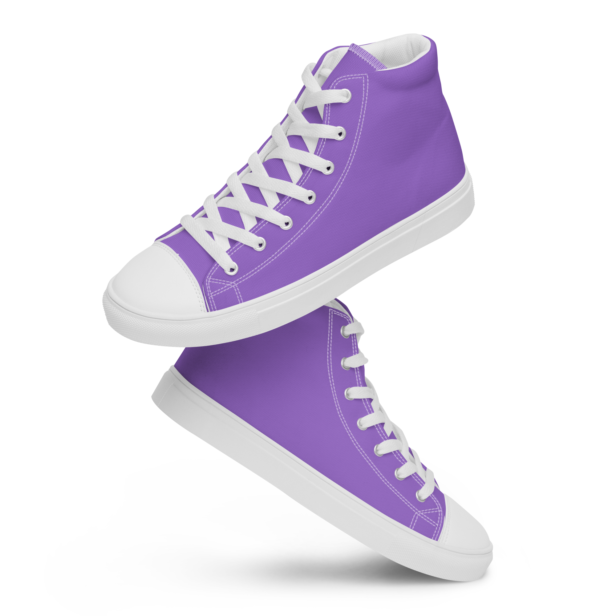 Women’s high top canvas shoes - Coastal Purple