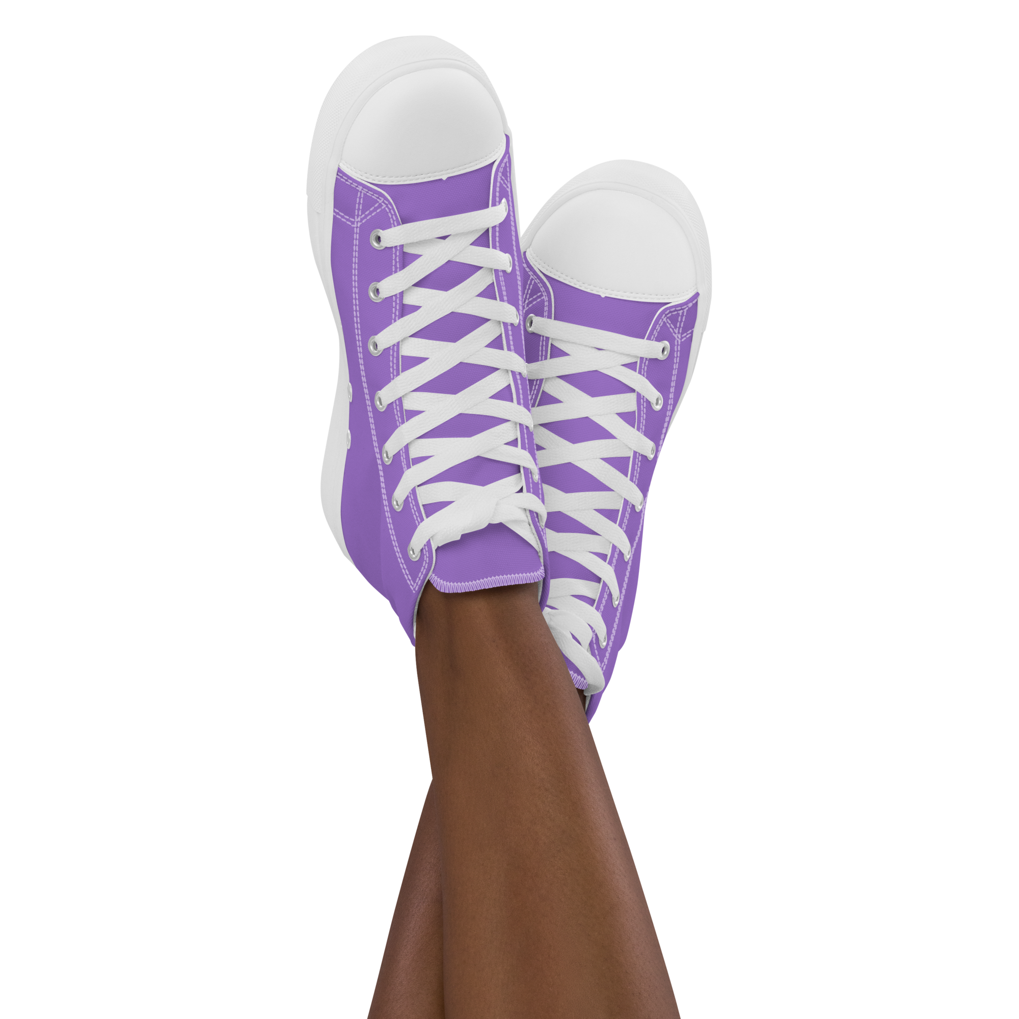 Women’s high top canvas shoes - Coastal Purple