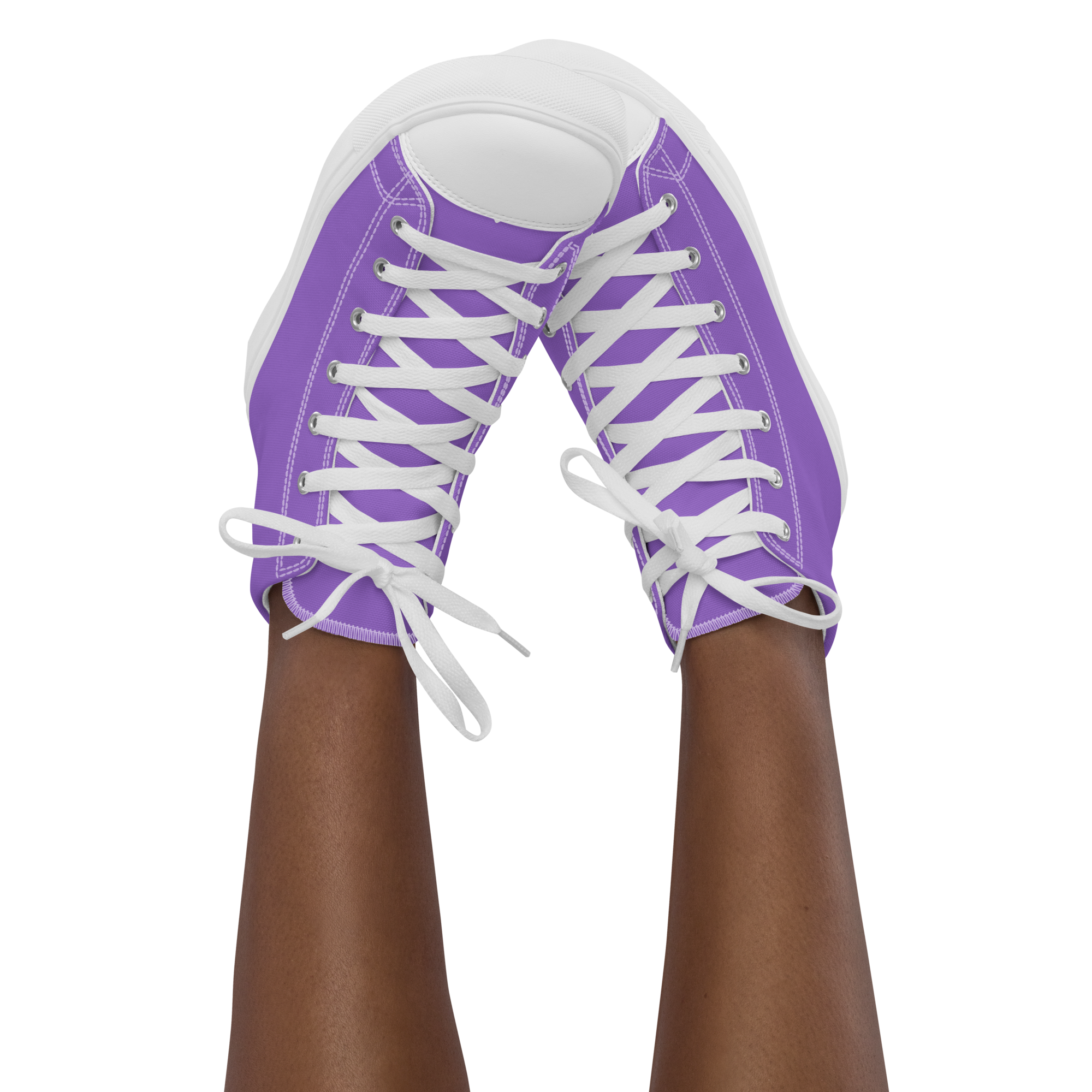 Women’s high top canvas shoes - Coastal Purple