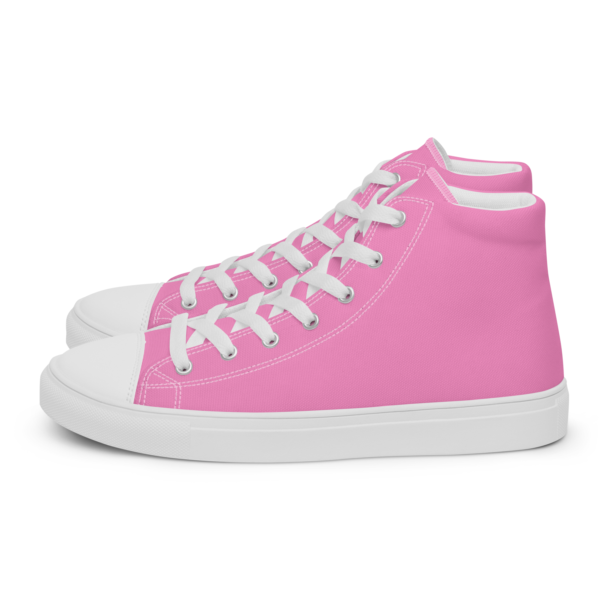 Women’s high top canvas shoes - Tropical Pink