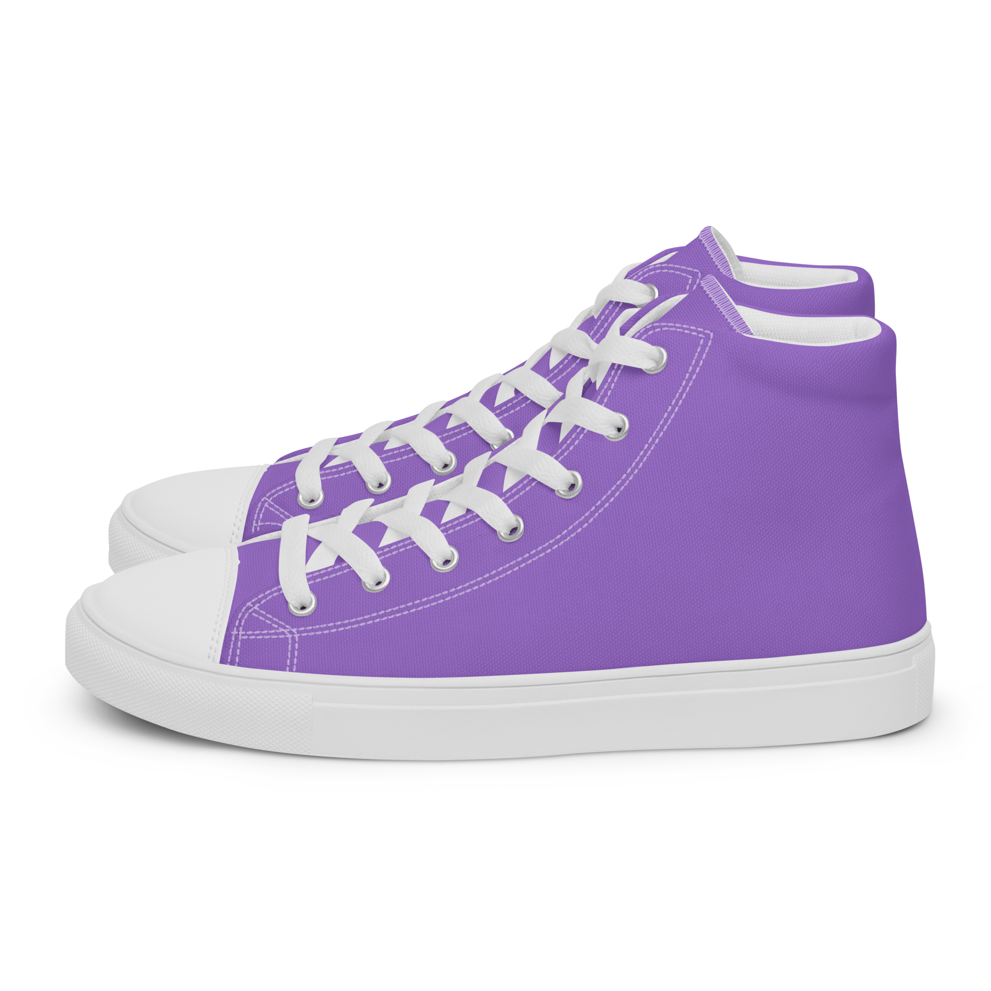 Women’s high top canvas shoes - Coastal Purple