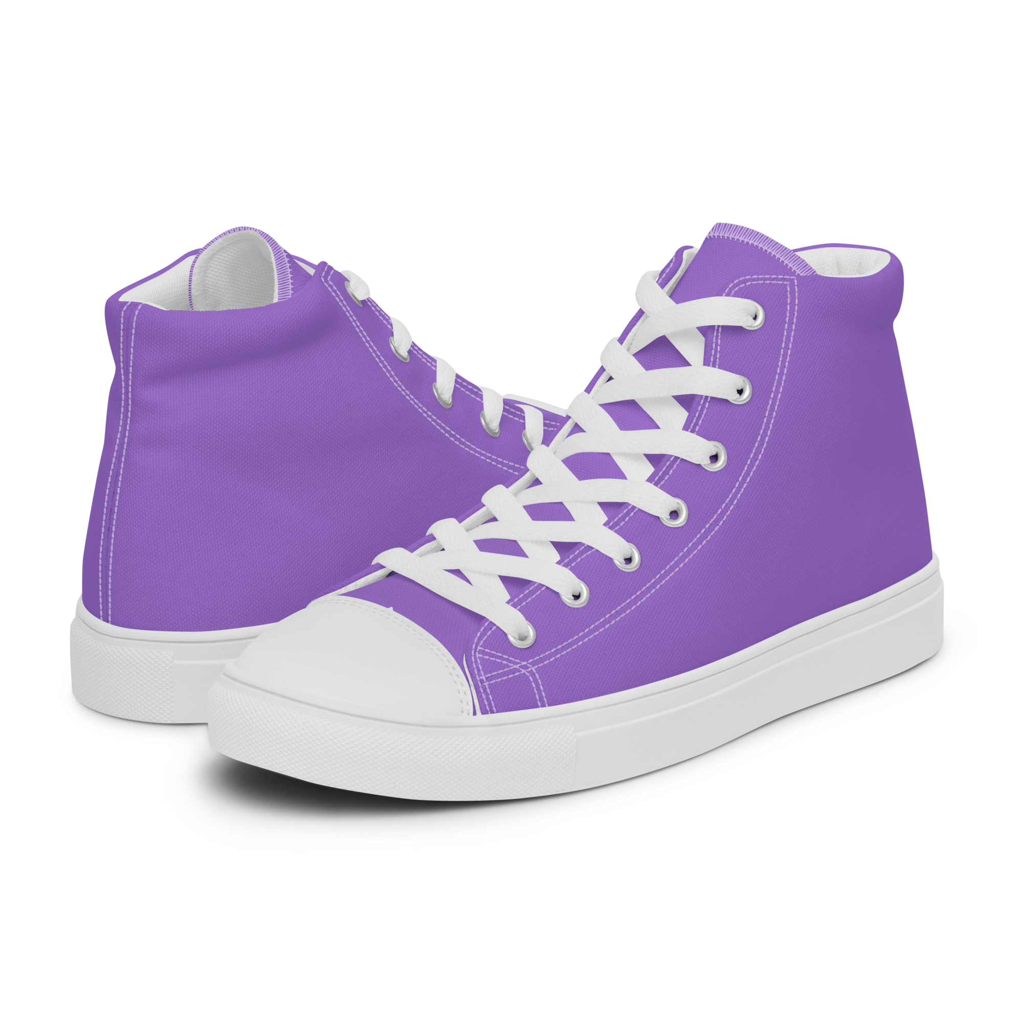 Women’s high top canvas shoes - Coastal Purple