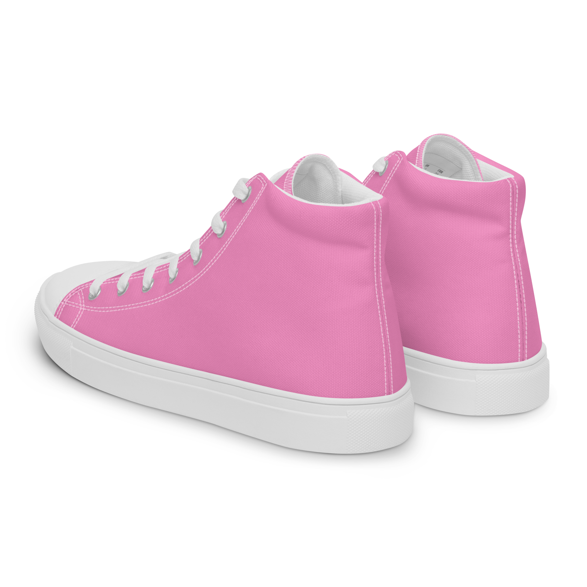 Women’s high top canvas shoes - Tropical Pink