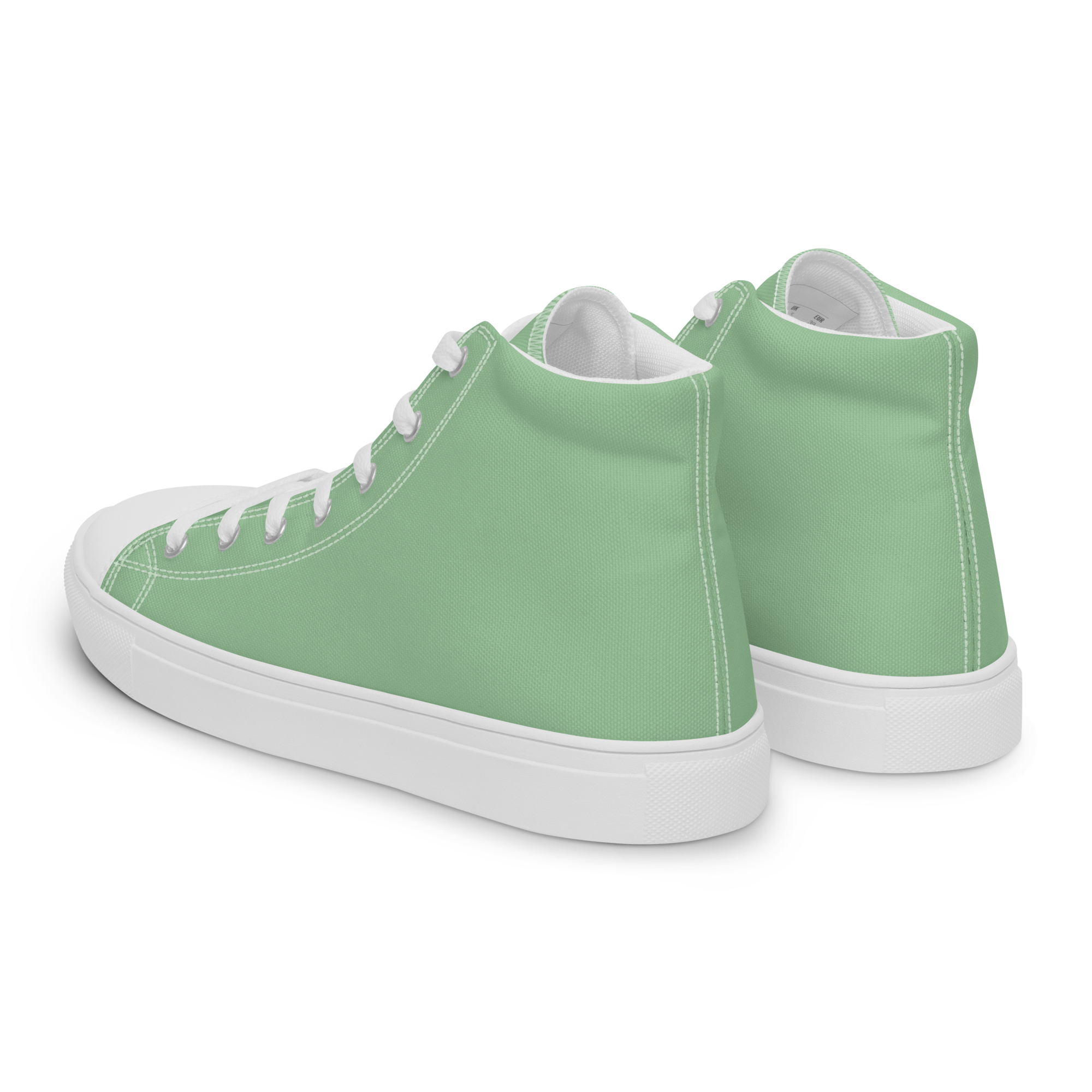 Women’s high top canvas shoes - Palm Green