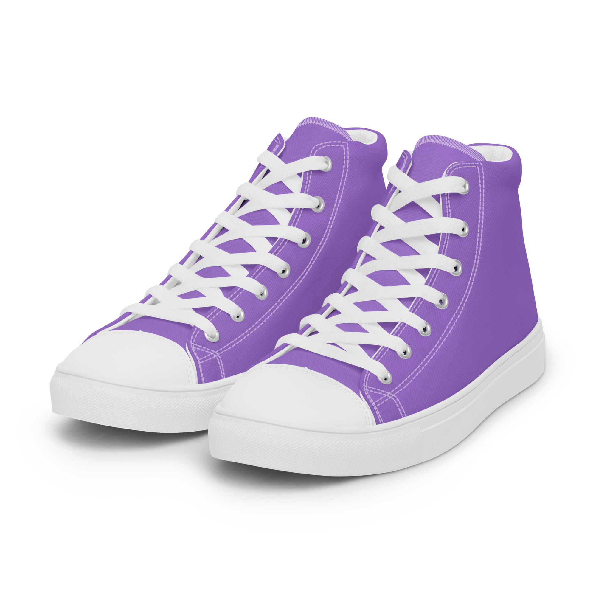 Women’s high top canvas shoes - Coastal Purple