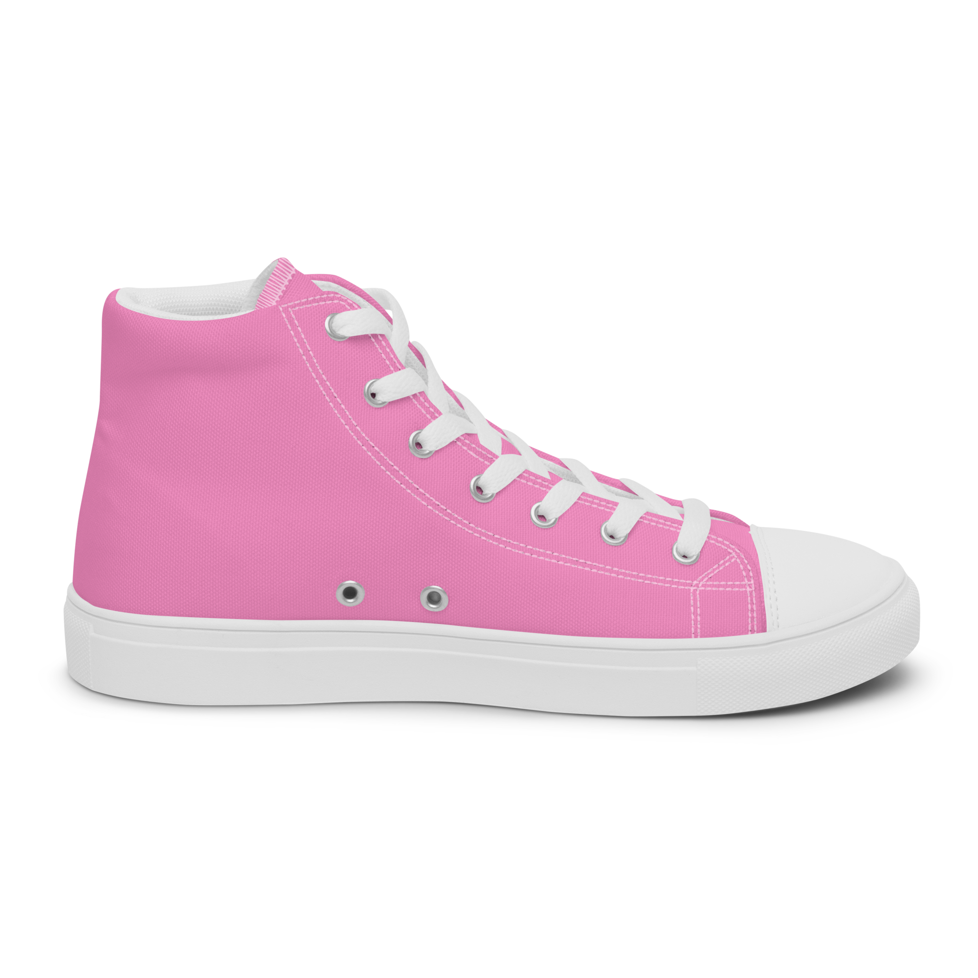 Women’s high top canvas shoes - Tropical Pink