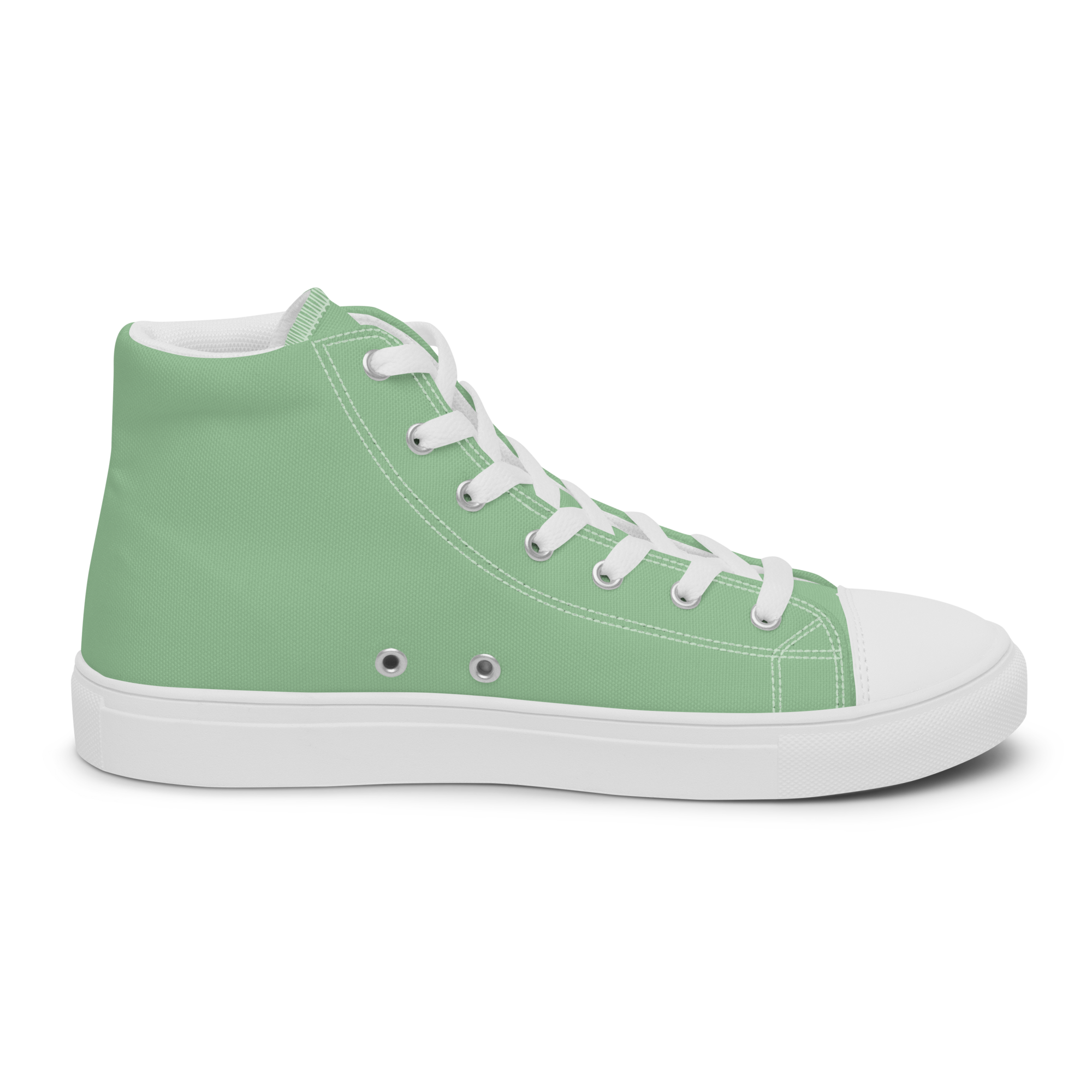 Women’s high top canvas shoes - Palm Green