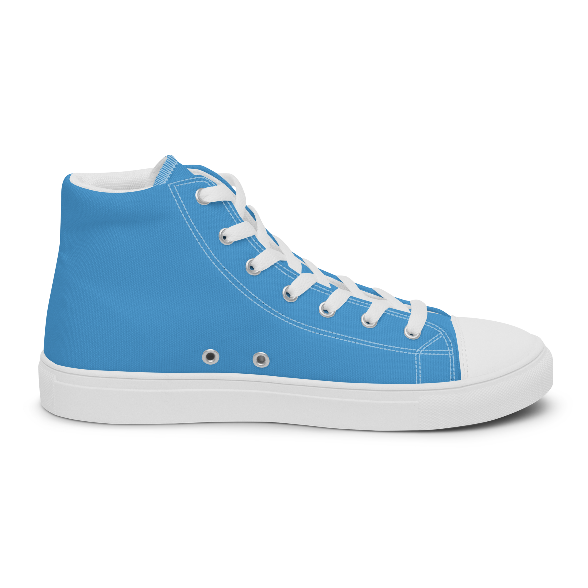 Women’s high top canvas shoes - Ocean Blue