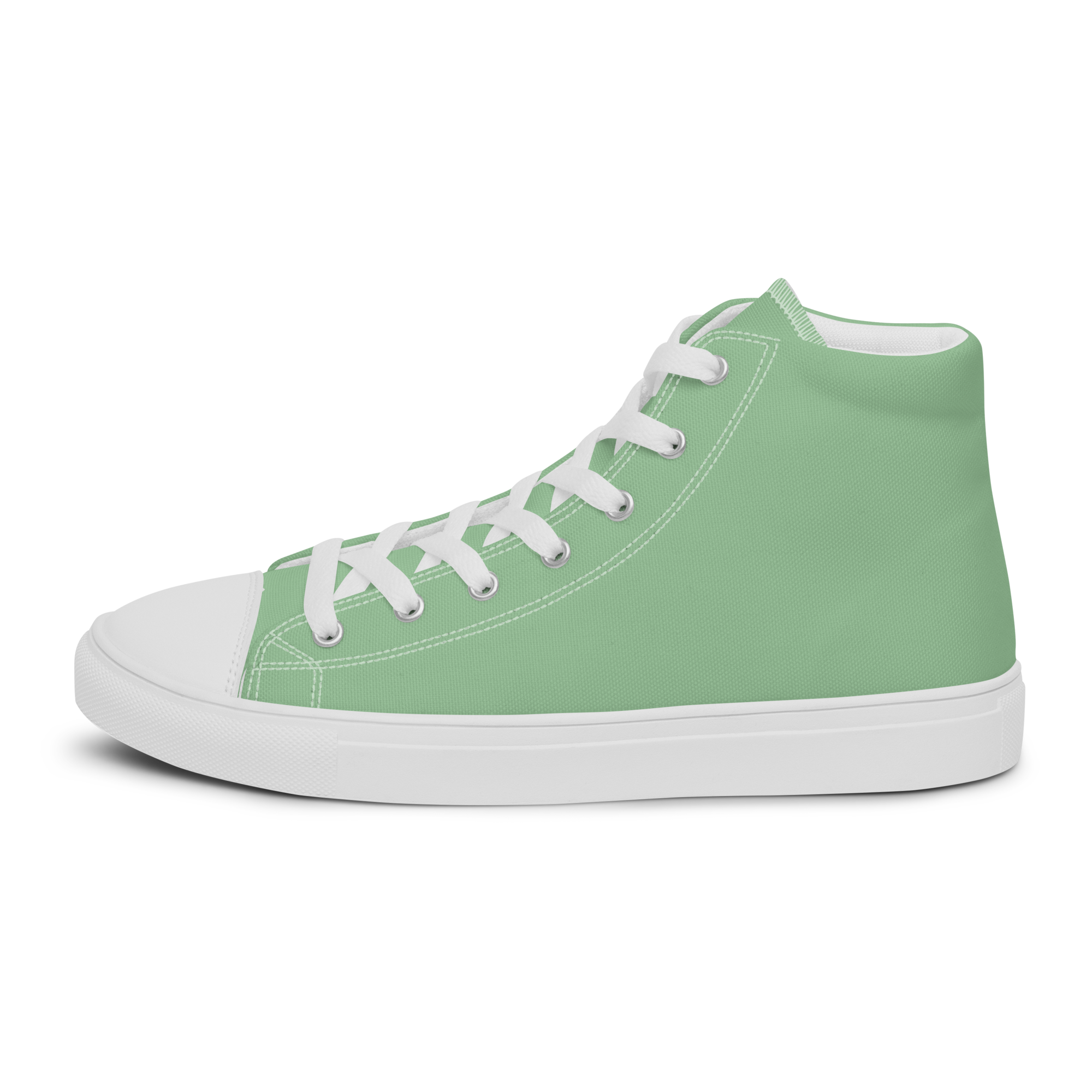 Women’s high top canvas shoes - Palm Green