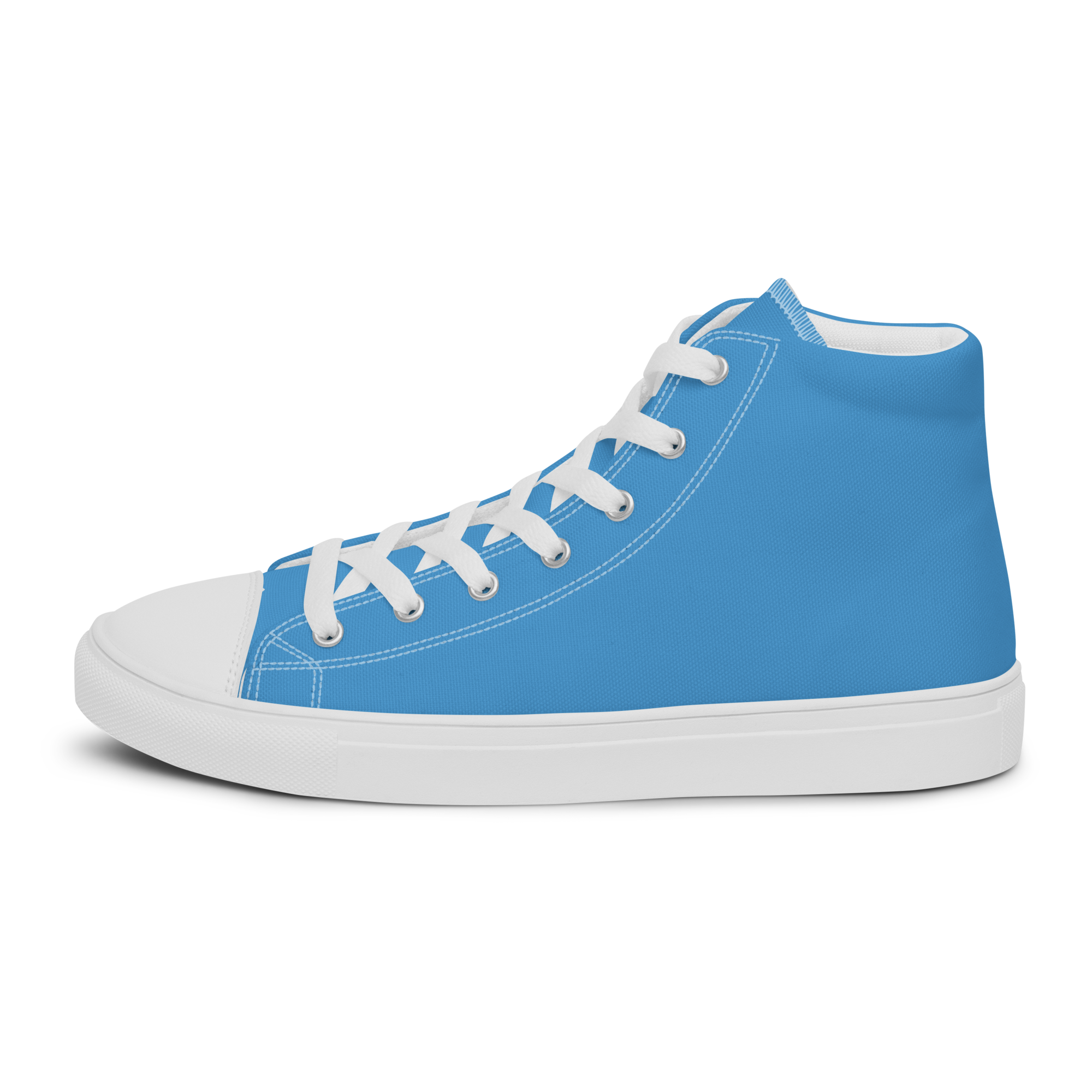 Women’s high top canvas shoes - Ocean Blue