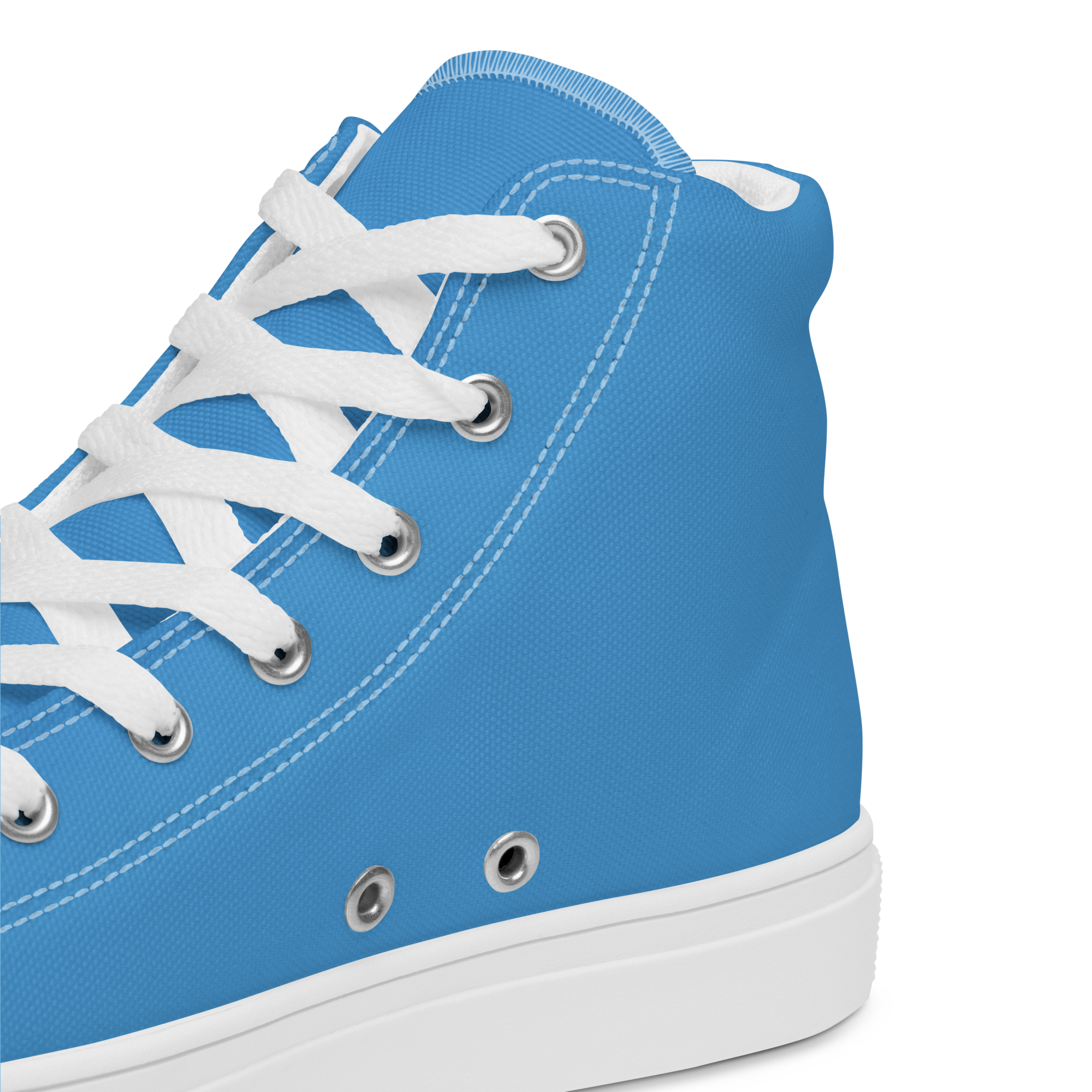 Women’s high top canvas shoes - Ocean Blue