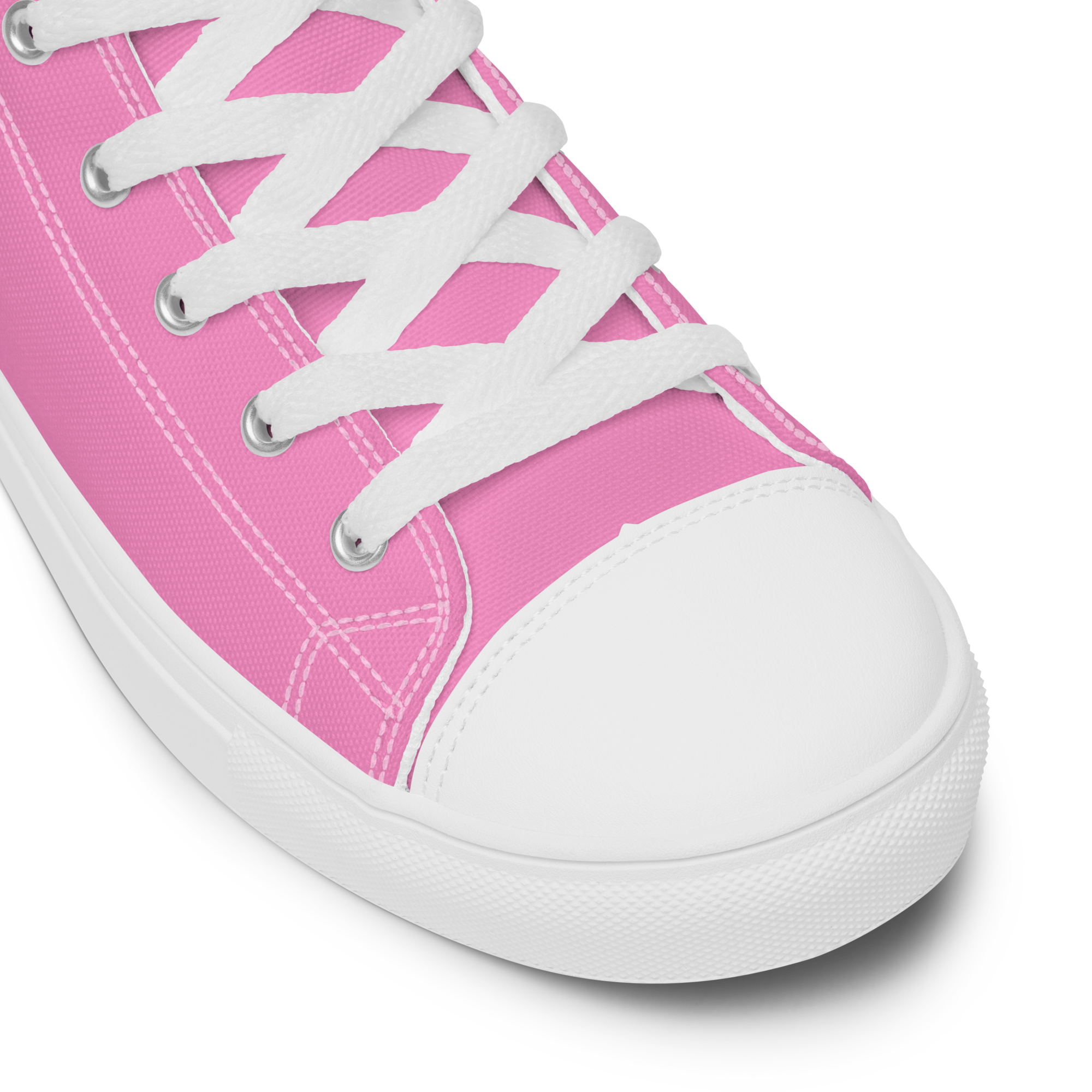 Women’s high top canvas shoes - Tropical Pink