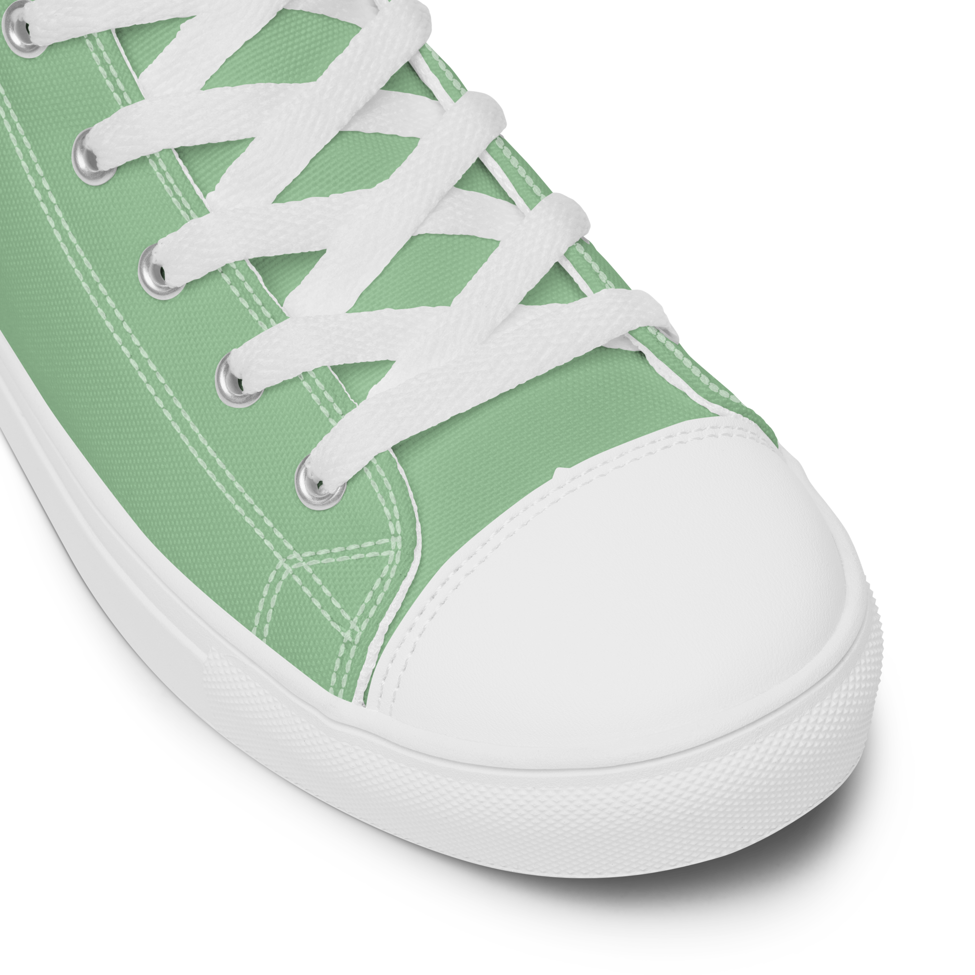 Women’s high top canvas shoes - Palm Green