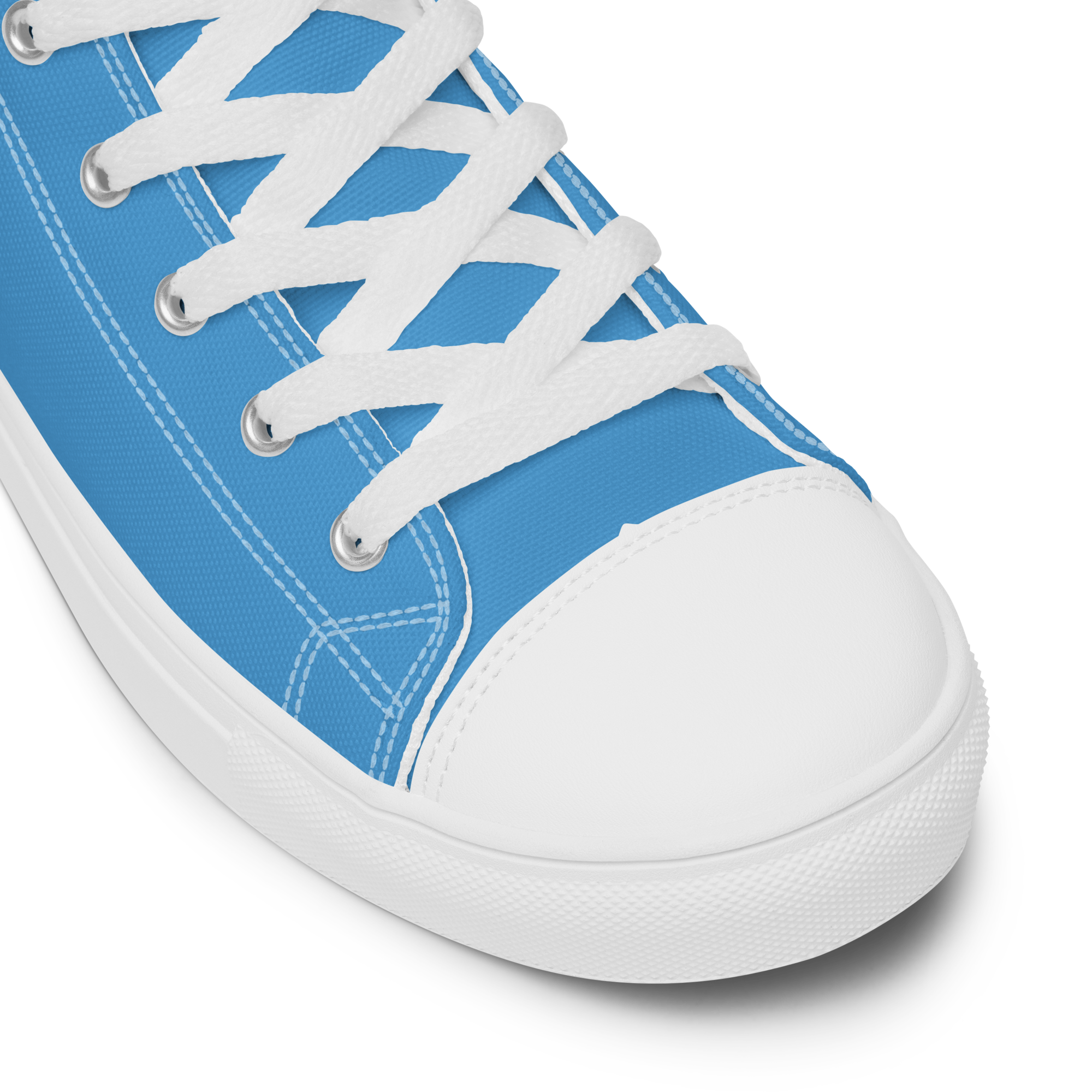 Women’s high top canvas shoes - Ocean Blue