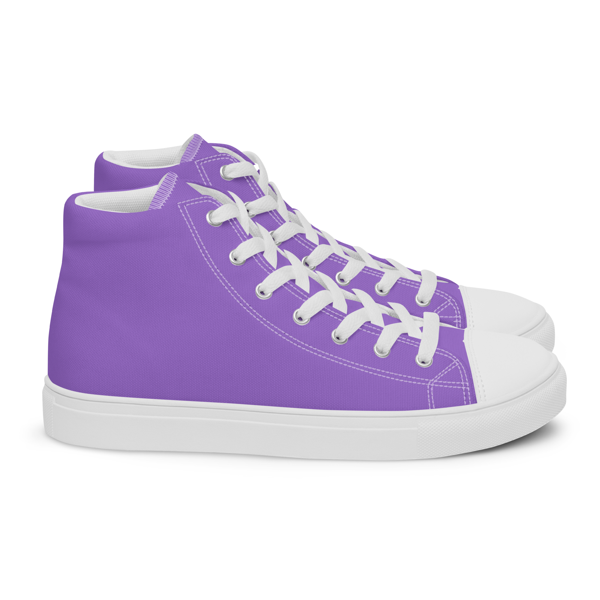 Women’s high top canvas shoes - Coastal Purple