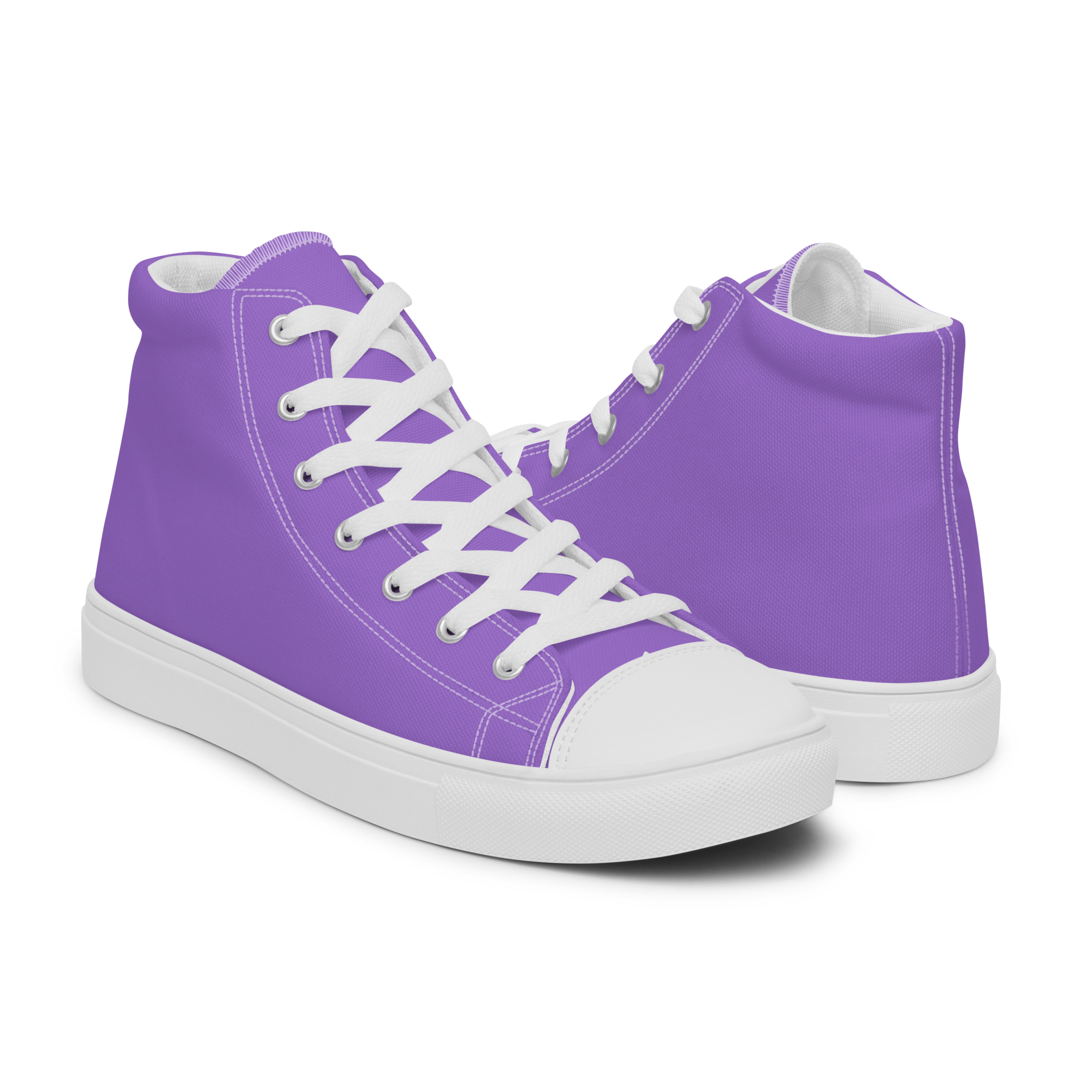 Women’s high top canvas shoes - Coastal Purple