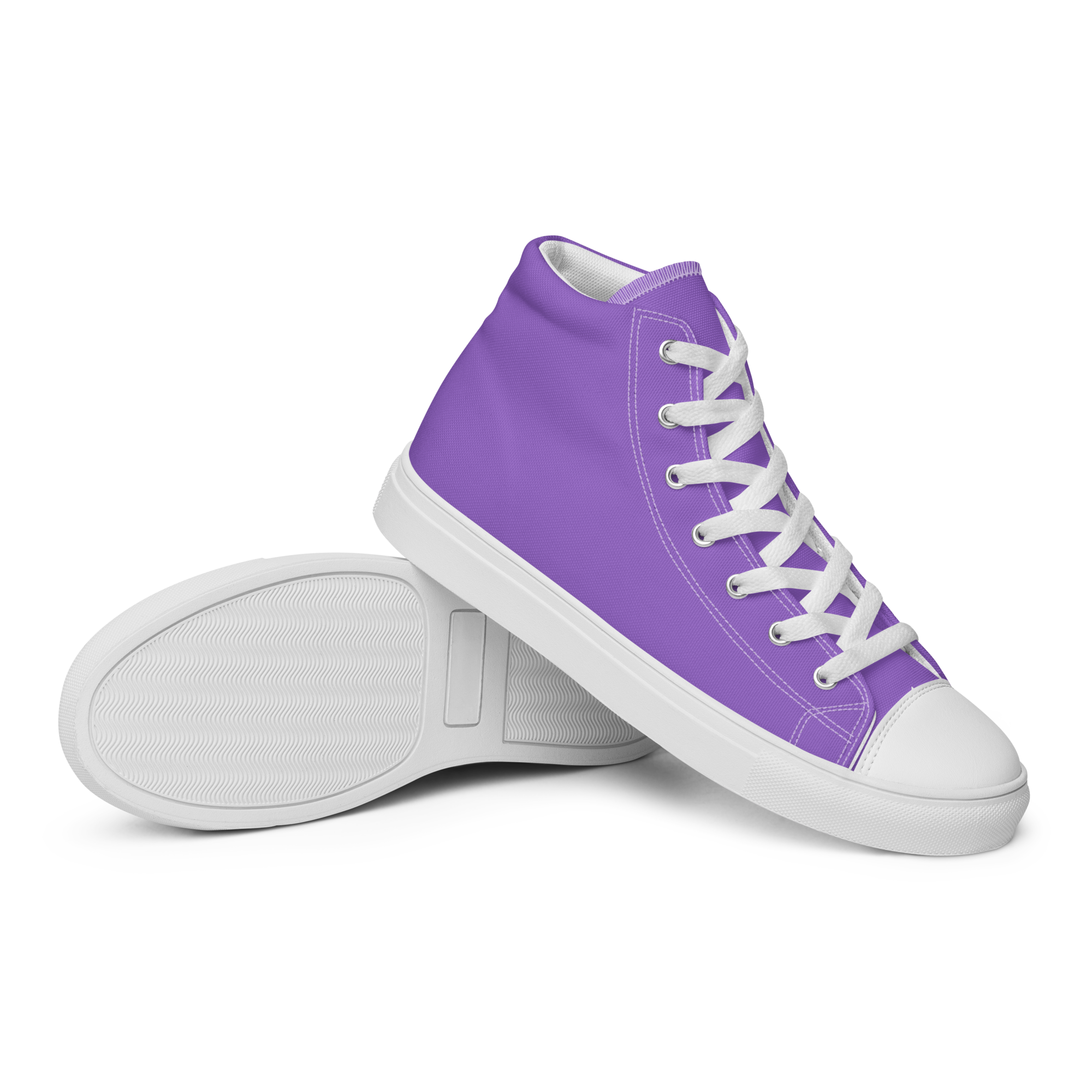 Women’s high top canvas shoes - Coastal Purple