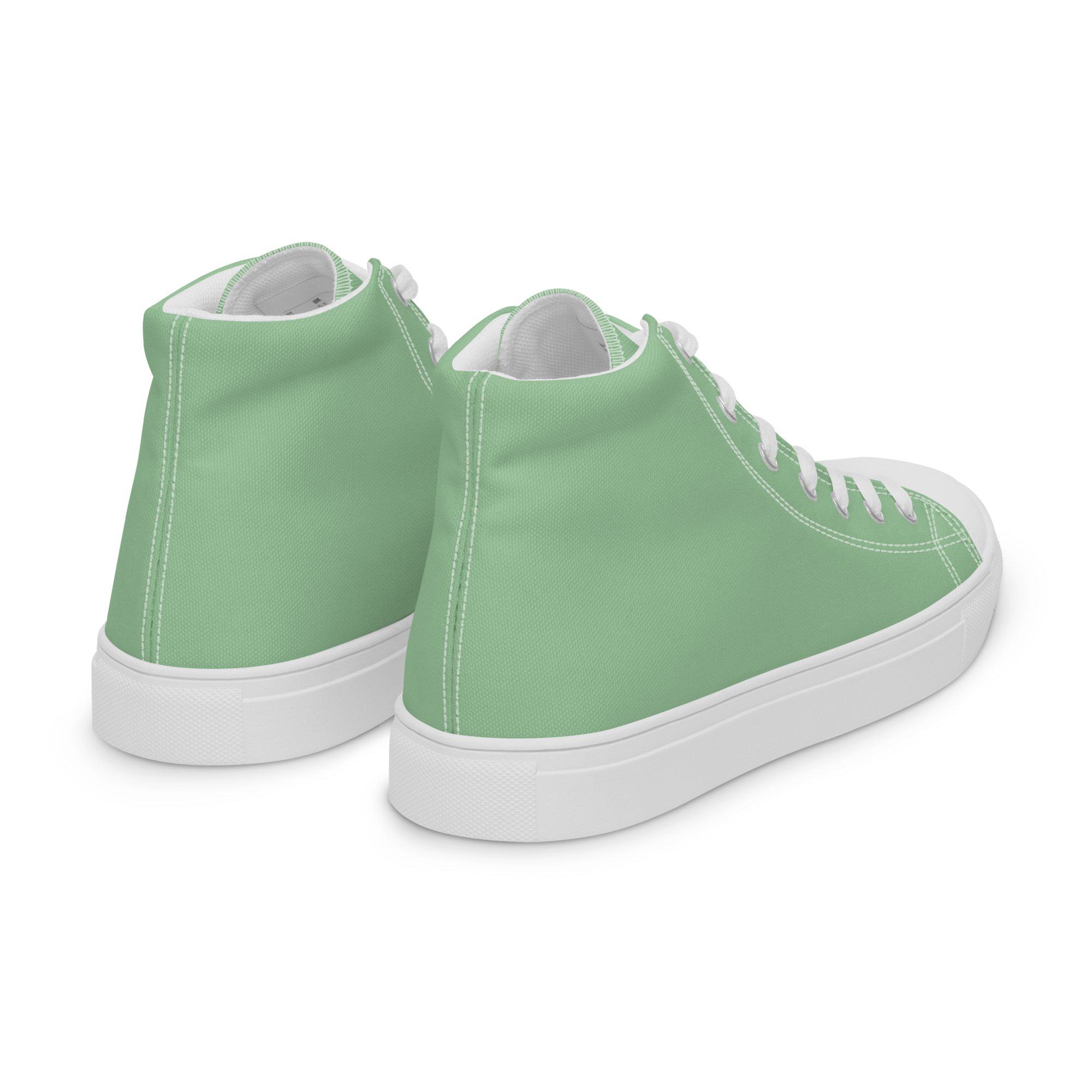 Women’s high top canvas shoes - Palm Green