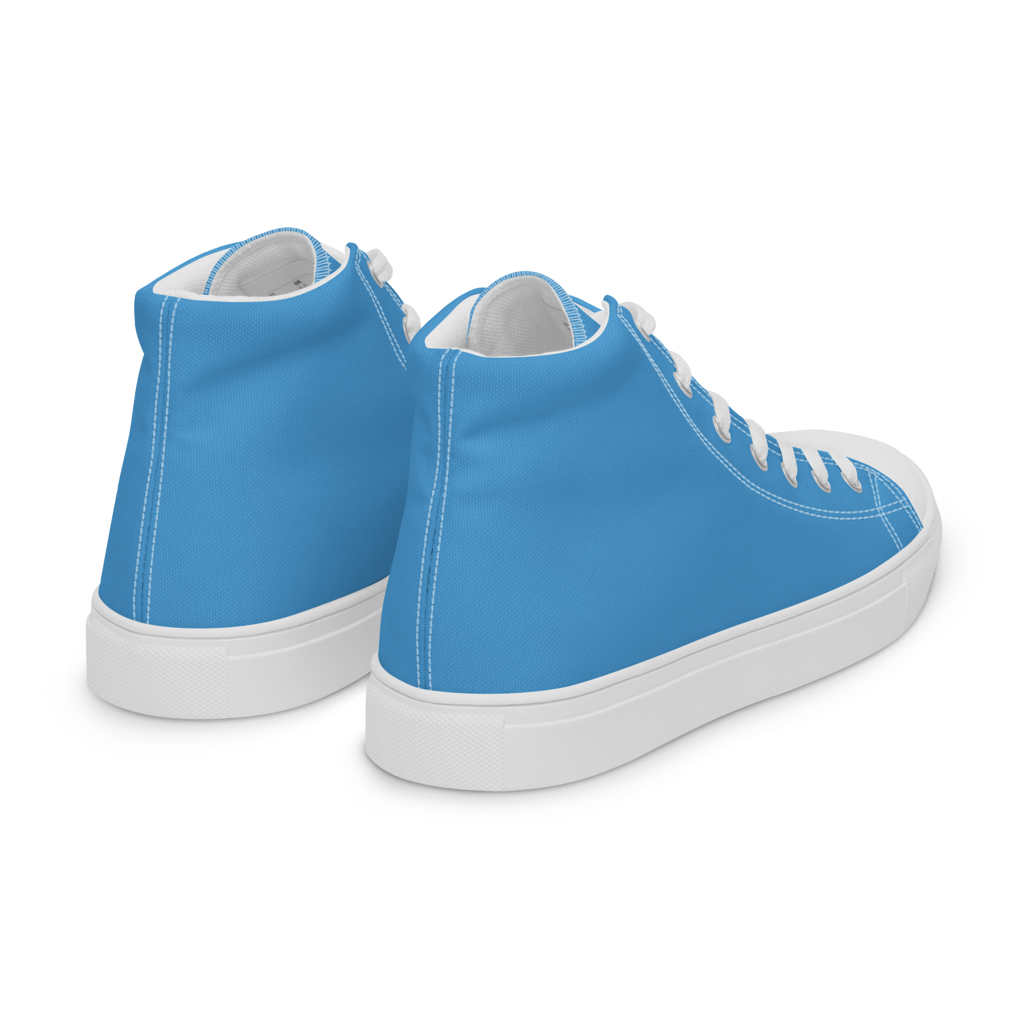 Women’s high top canvas shoes - Ocean Blue