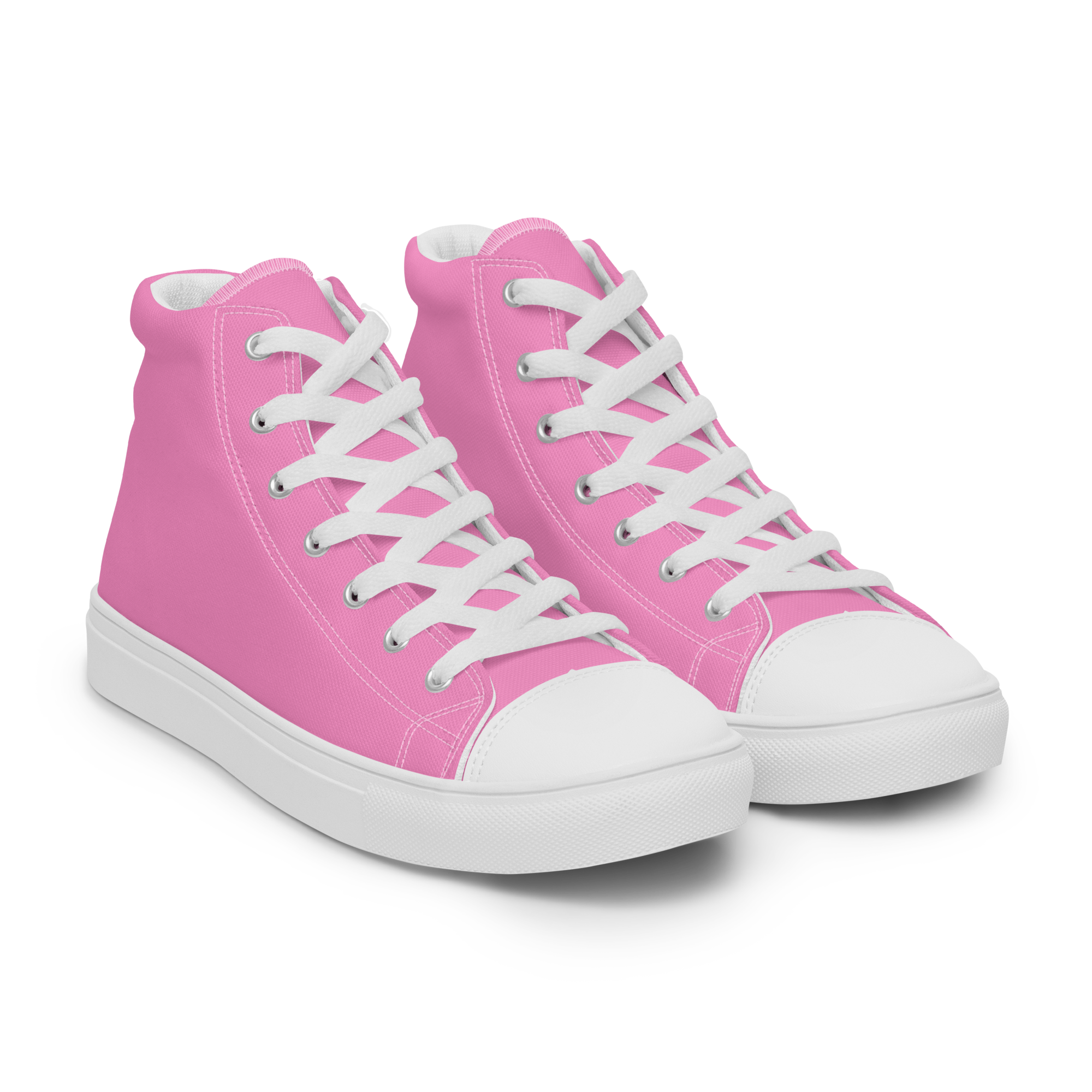 Women’s high top canvas shoes - Tropical Pink