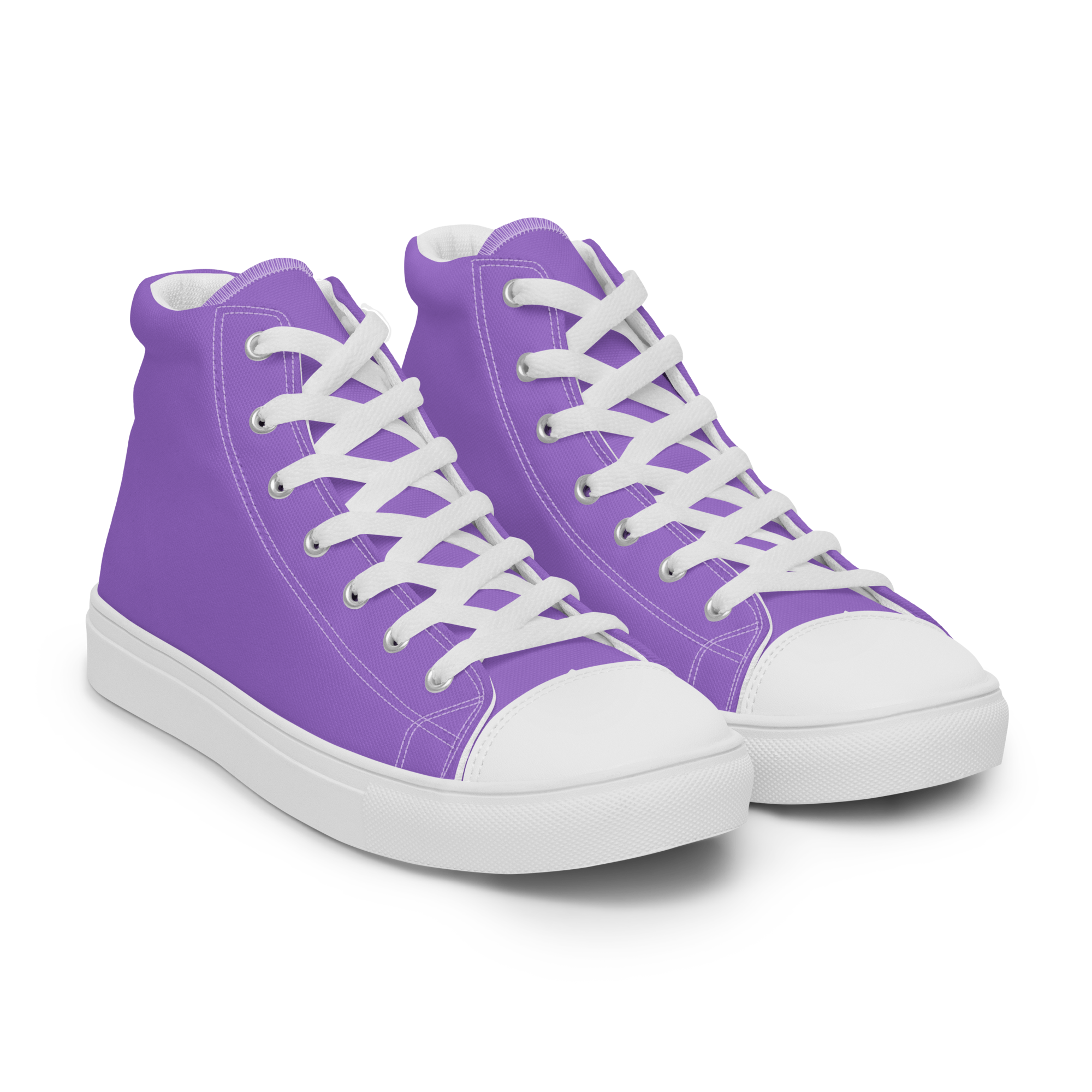 Women’s high top canvas shoes - Coastal Purple