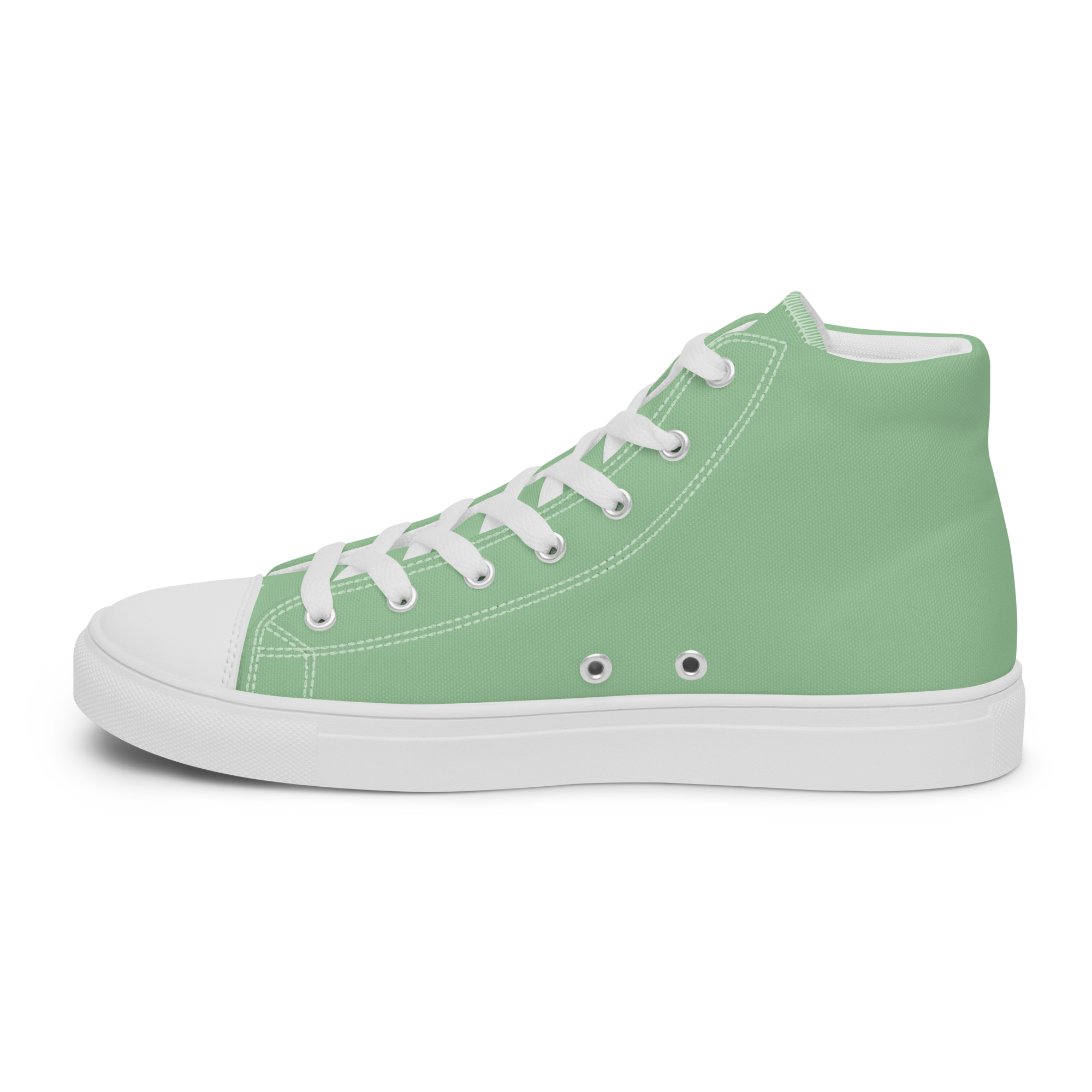 Women’s high top canvas shoes - Palm Green