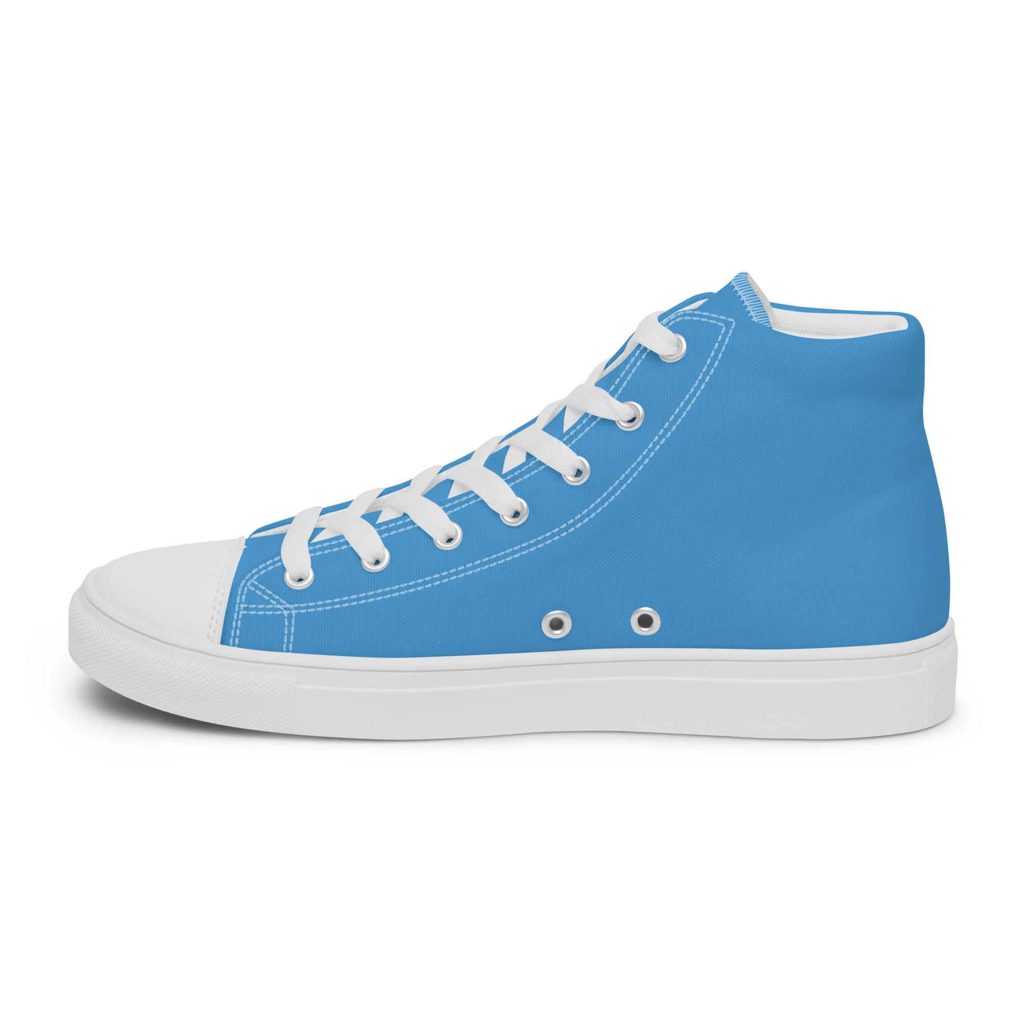 Women’s high top canvas shoes - Ocean Blue