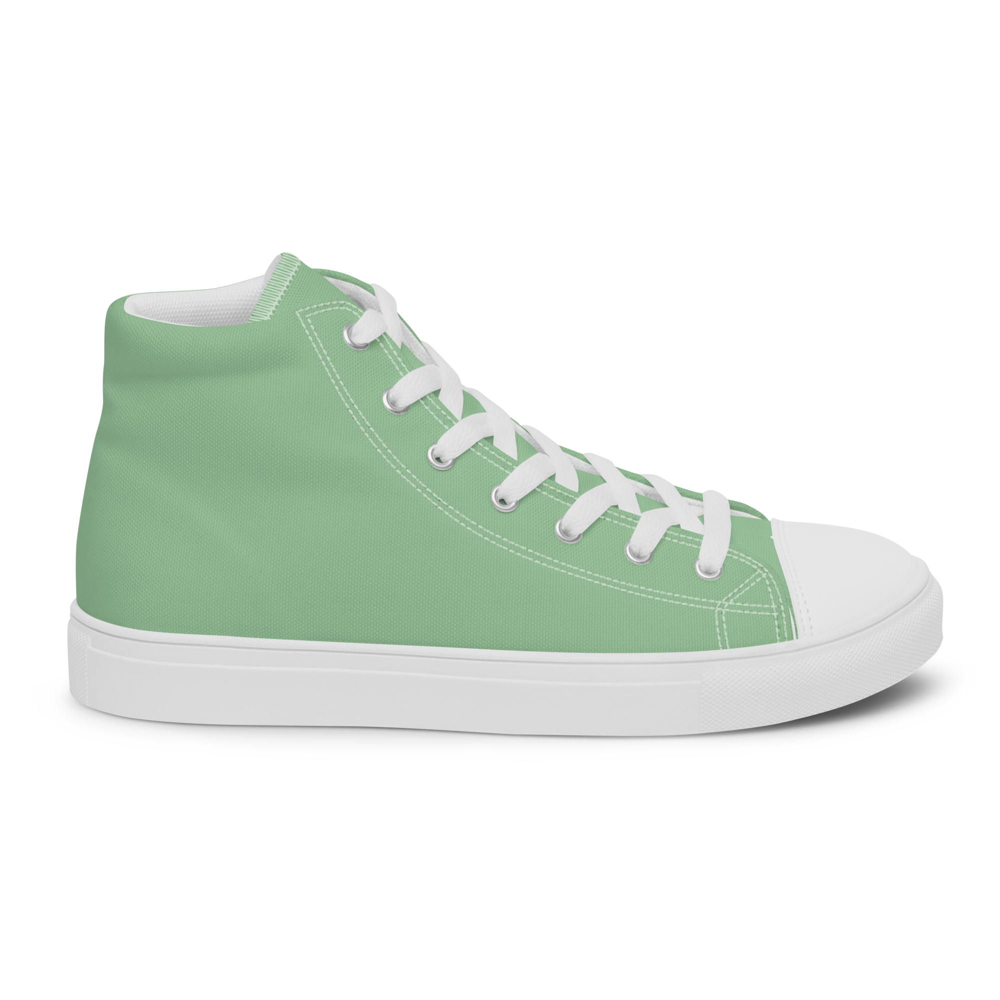 Women’s high top canvas shoes - Palm Green