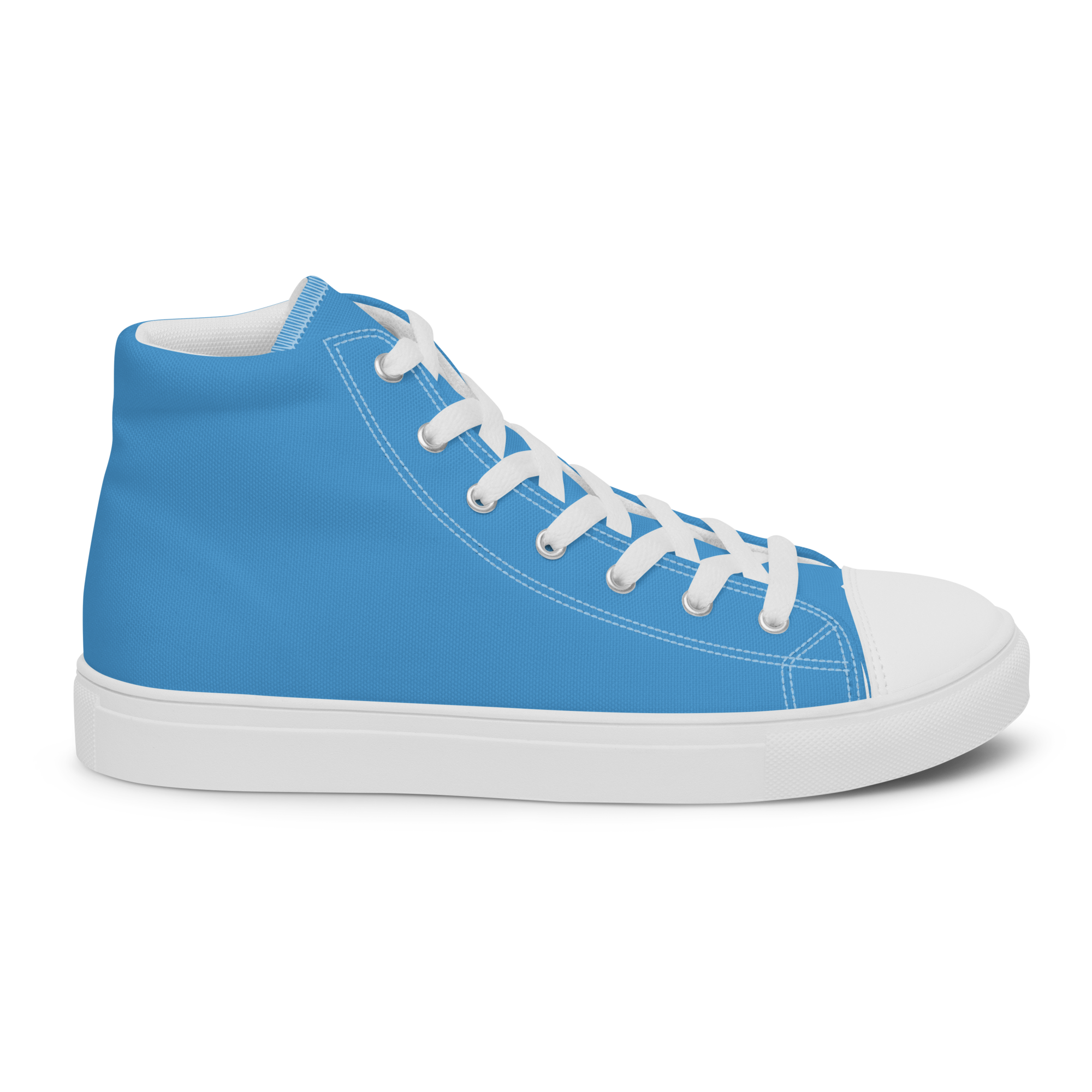 Women’s high top canvas shoes - Ocean Blue