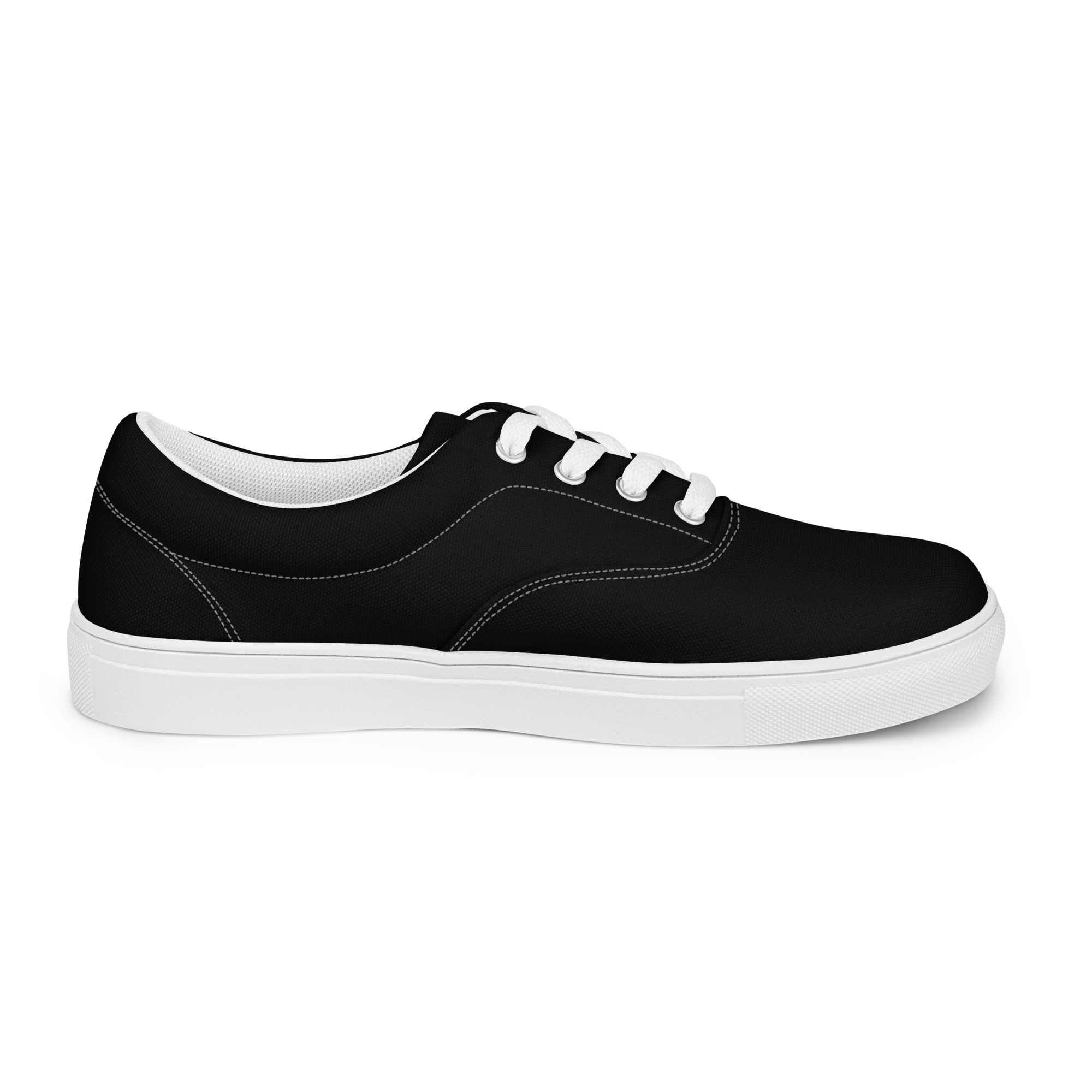 Women’s lace-up canvas shoes - Harbor Black