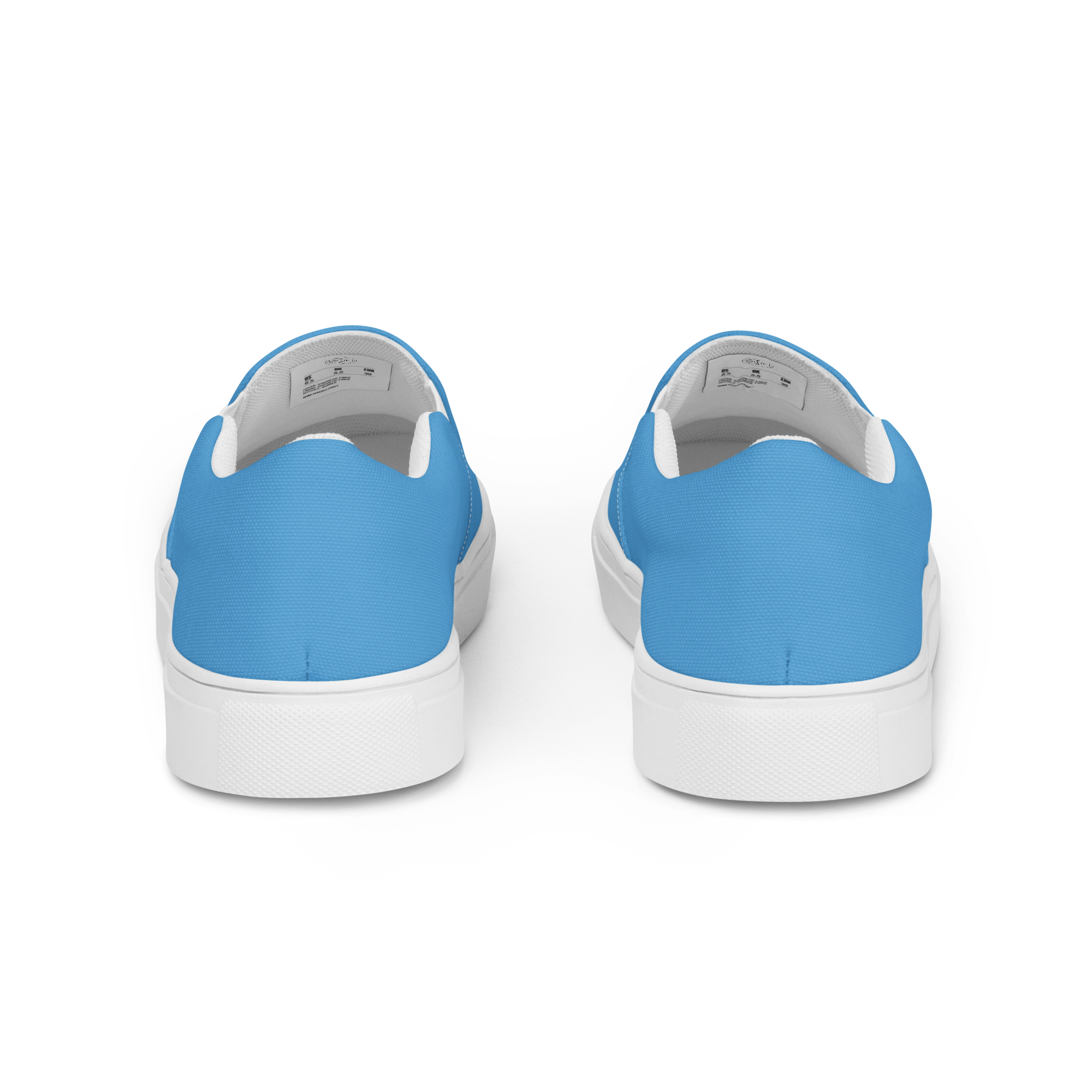 Women’s slip-on canvas shoes - Ocean Blue