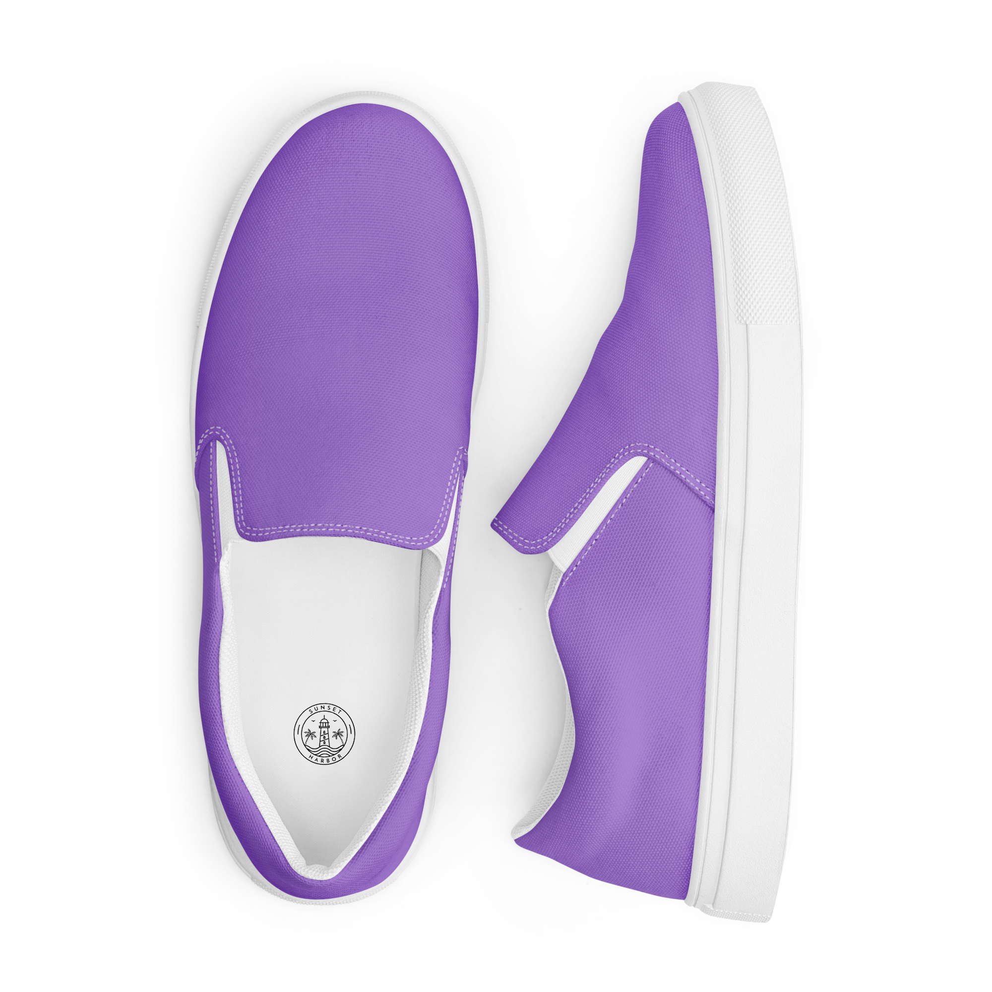 Women’s slip-on canvas shoes - Coastal Purple