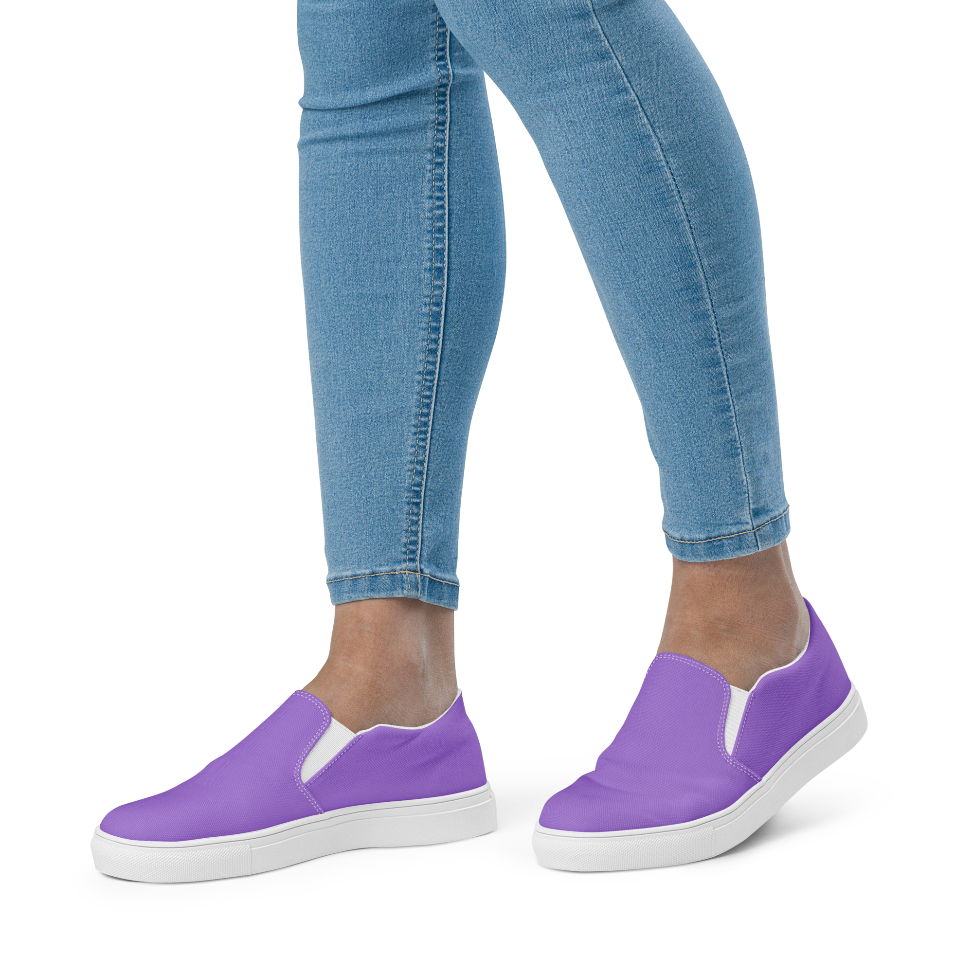 Women’s slip-on canvas shoes - Coastal Purple