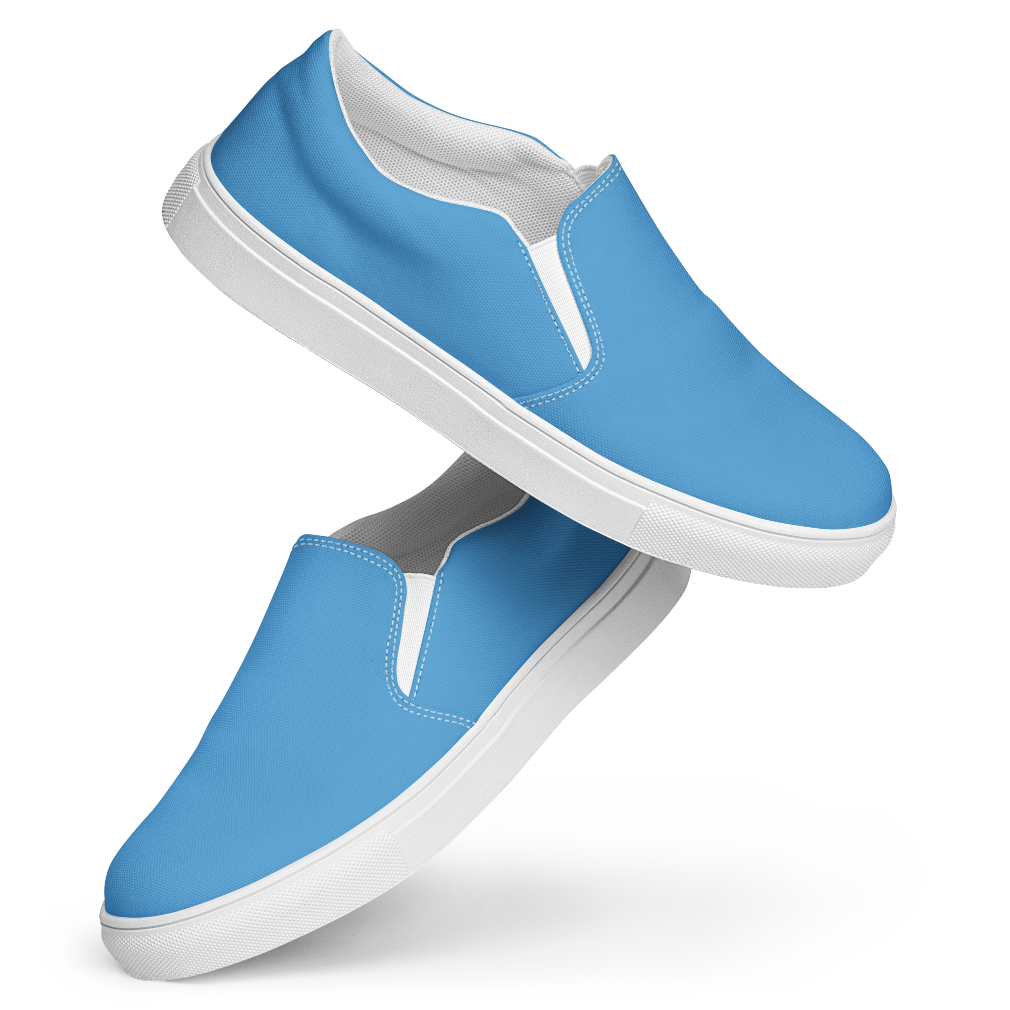 Women’s slip-on canvas shoes - Ocean Blue