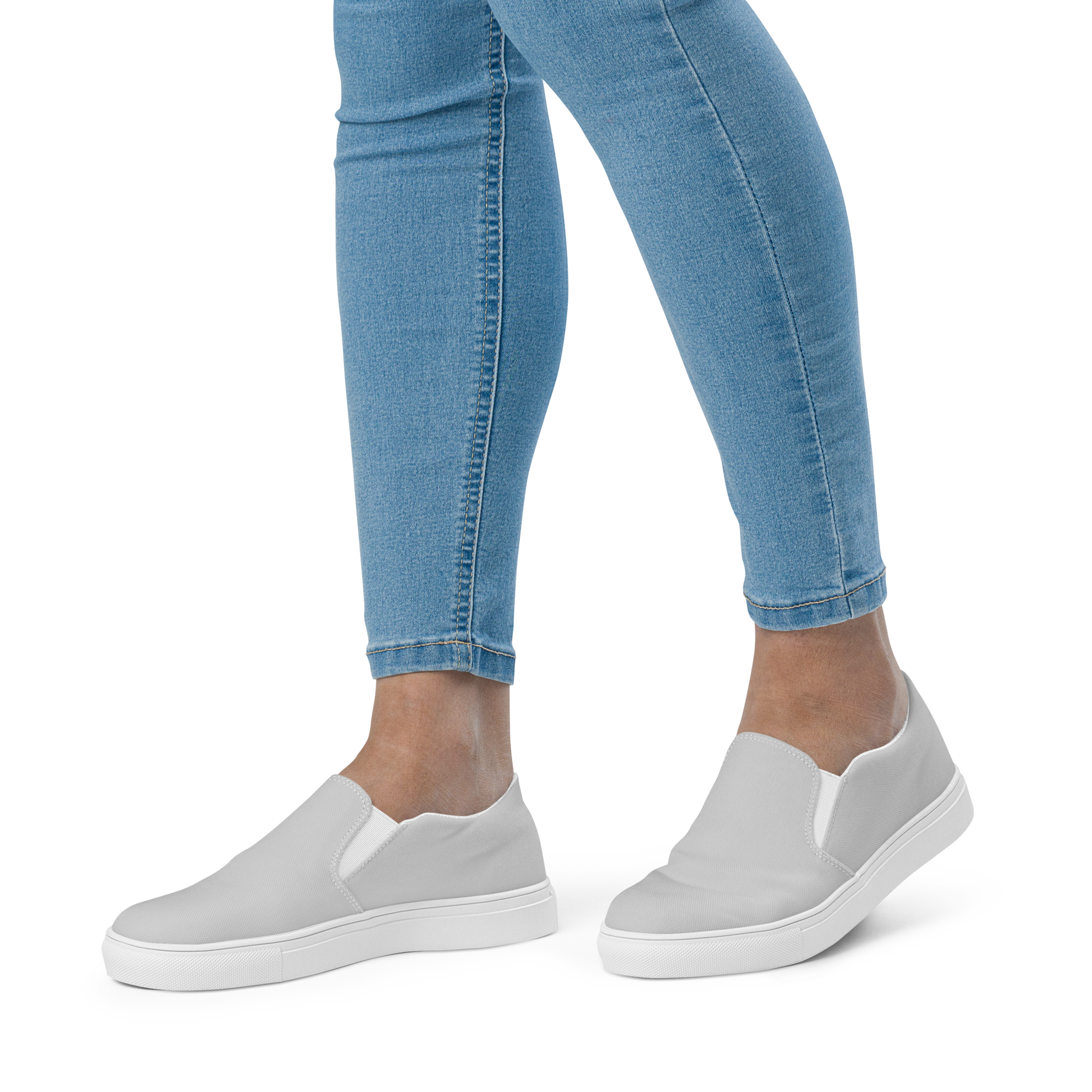 Women’s slip-on canvas shoes - Cloud Grey